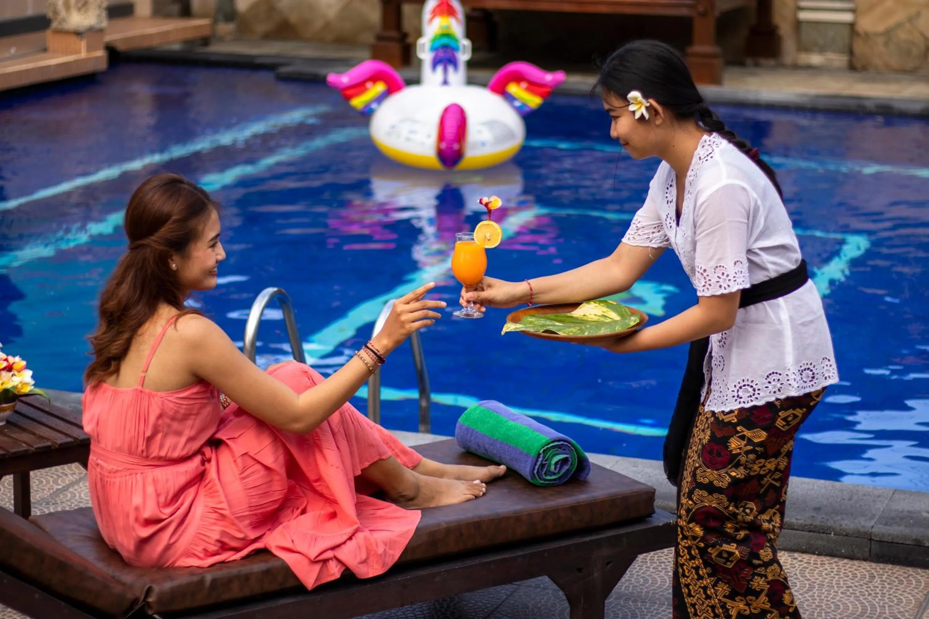 Drinks in Suriwathi Hotel Legian