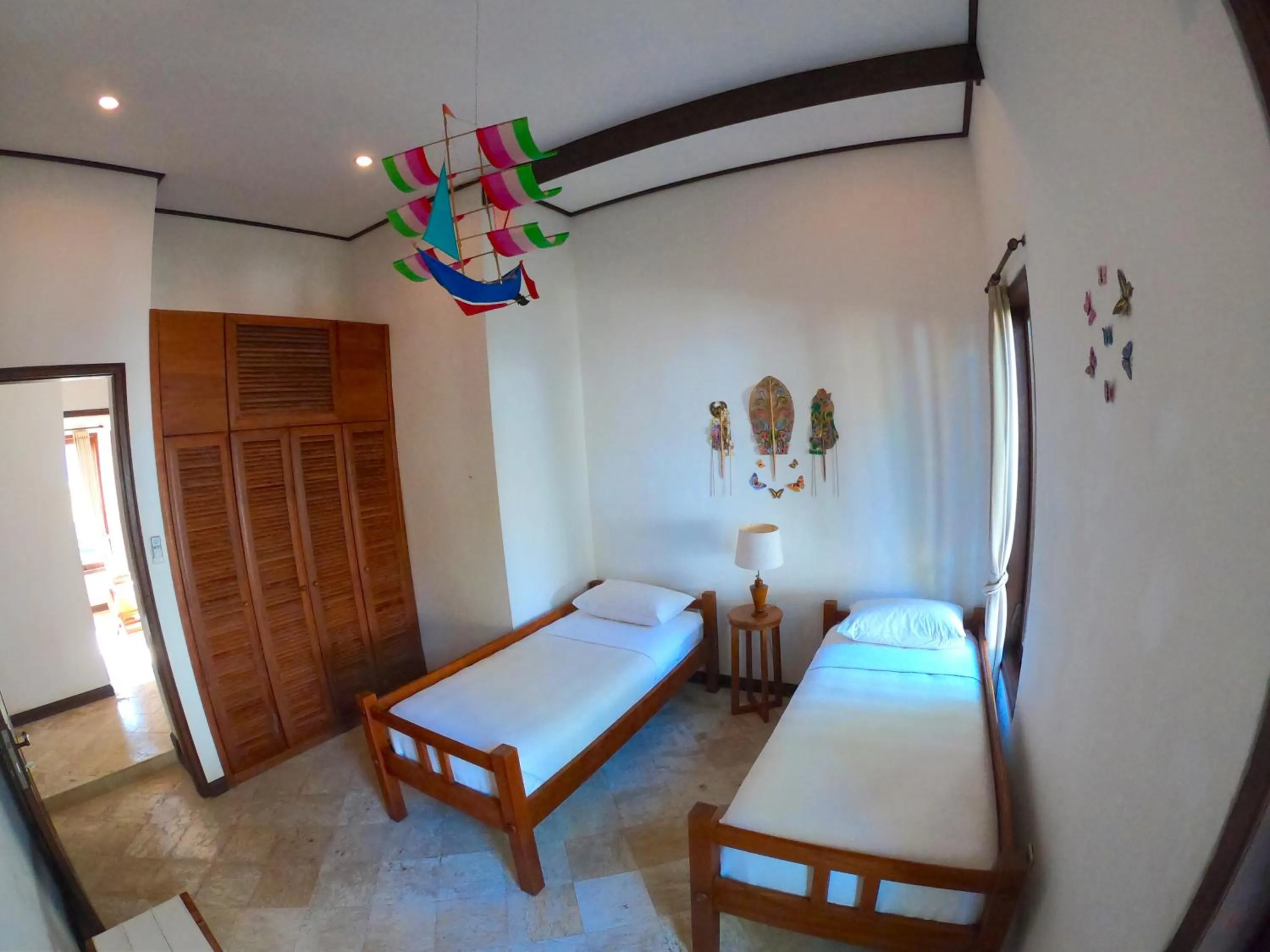 Bed in Agung Bali Nirwana Villas and Spa