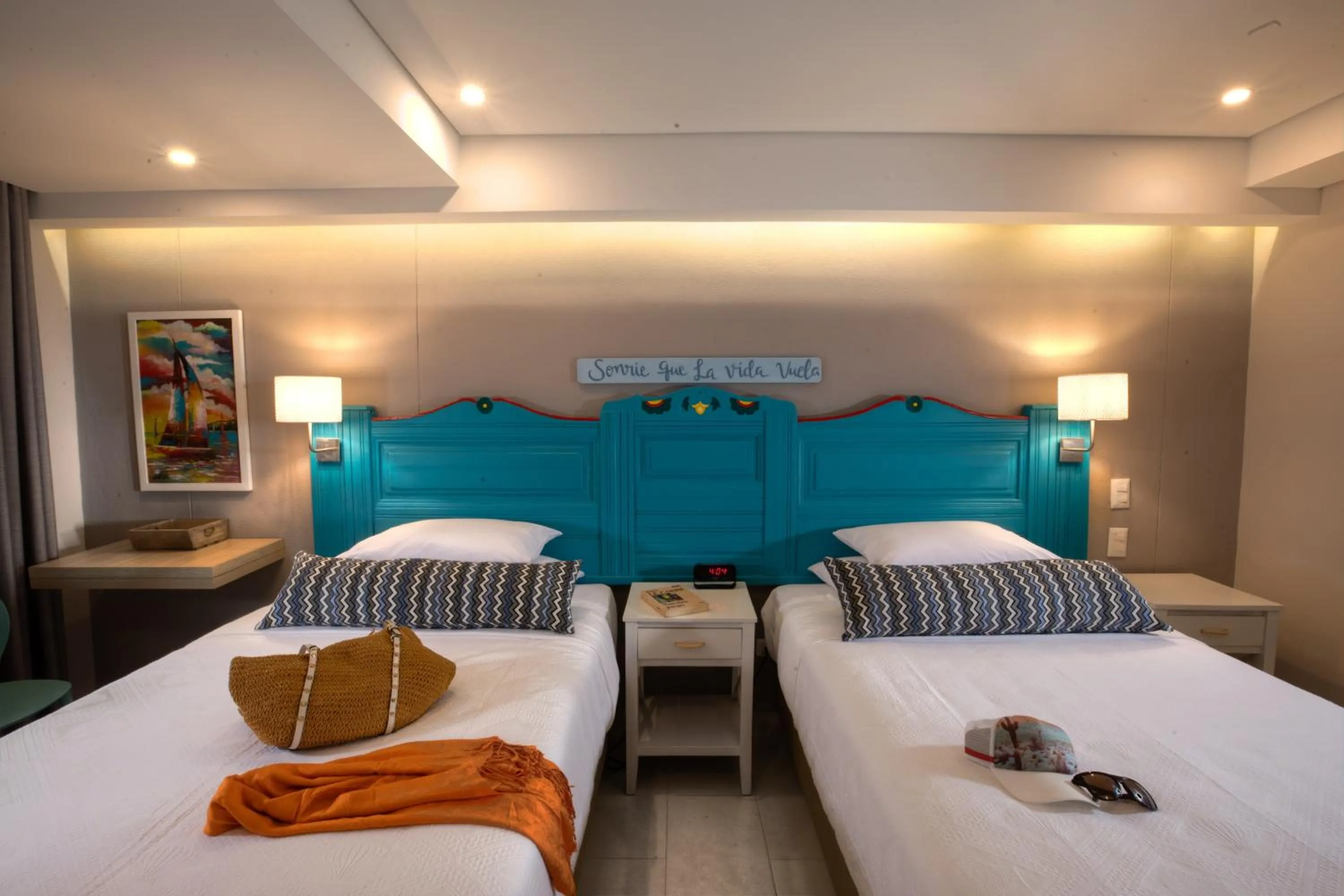 Bed in Casa Verano Beach Hotel - Adults Only