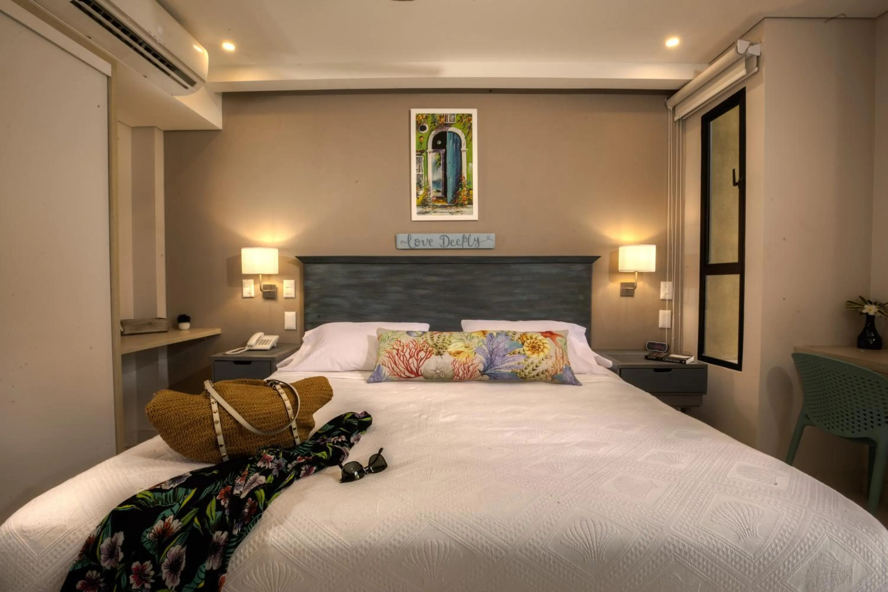 Bed in Casa Verano Beach Hotel - Adults Only