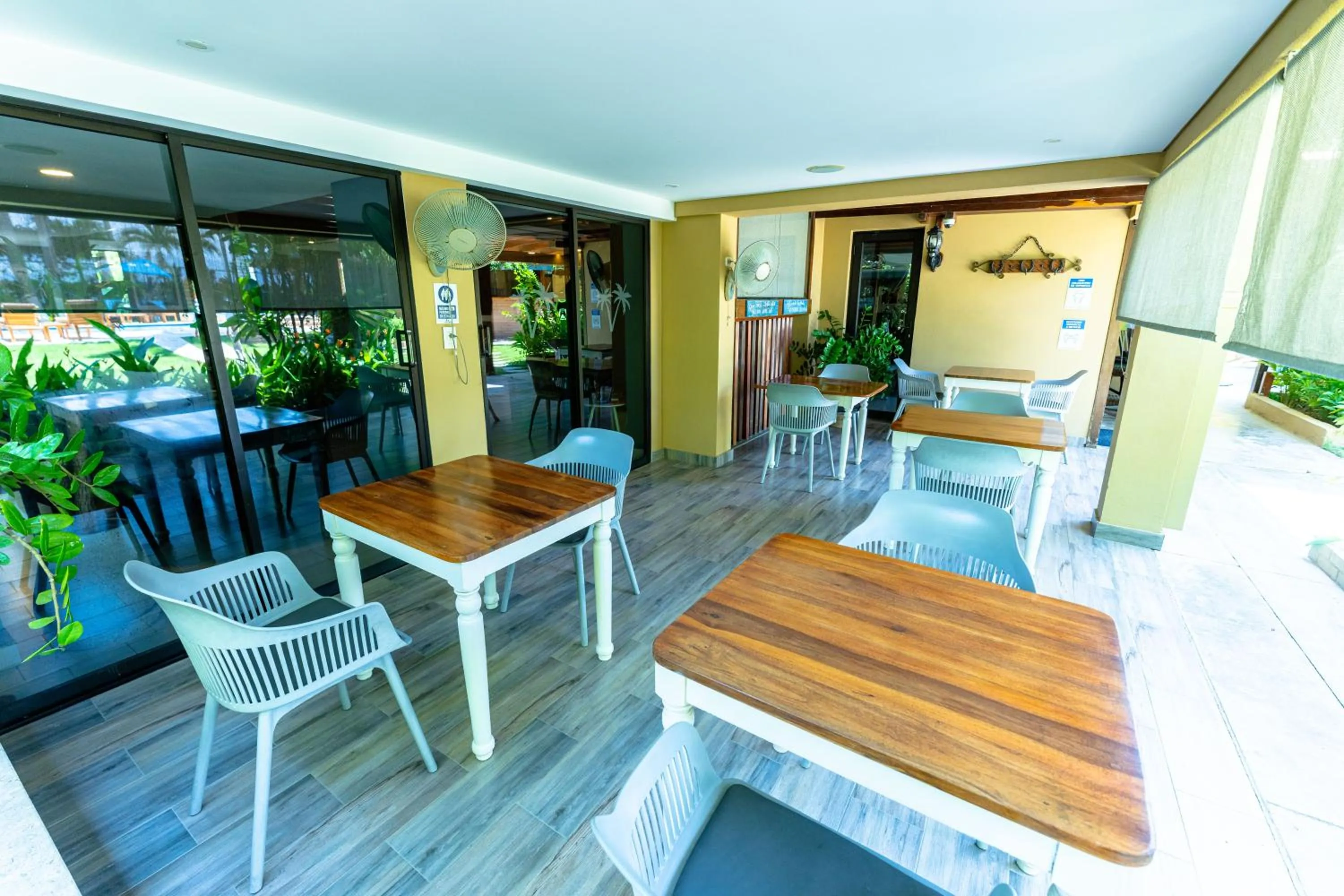 Patio in Casa Verano Beach Hotel - Adults Only