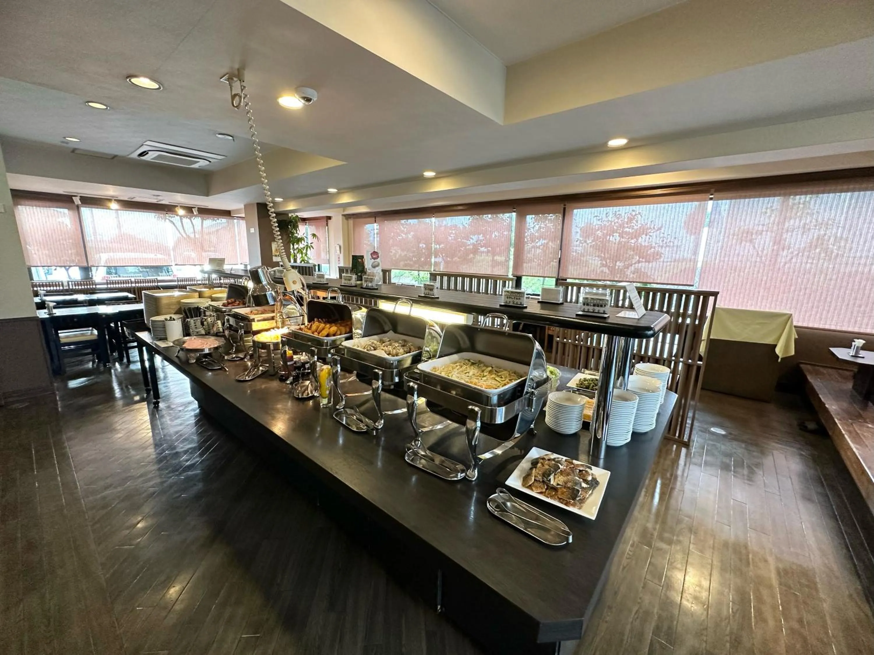 Breakfast in Hotel Route-Inn Iida