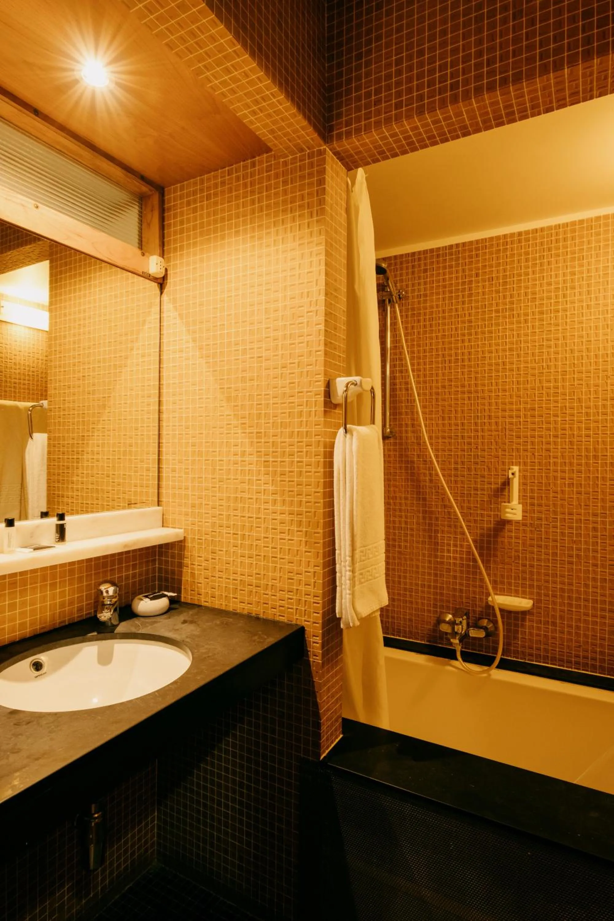 Shower in Parque do Rio Ofir Hotel