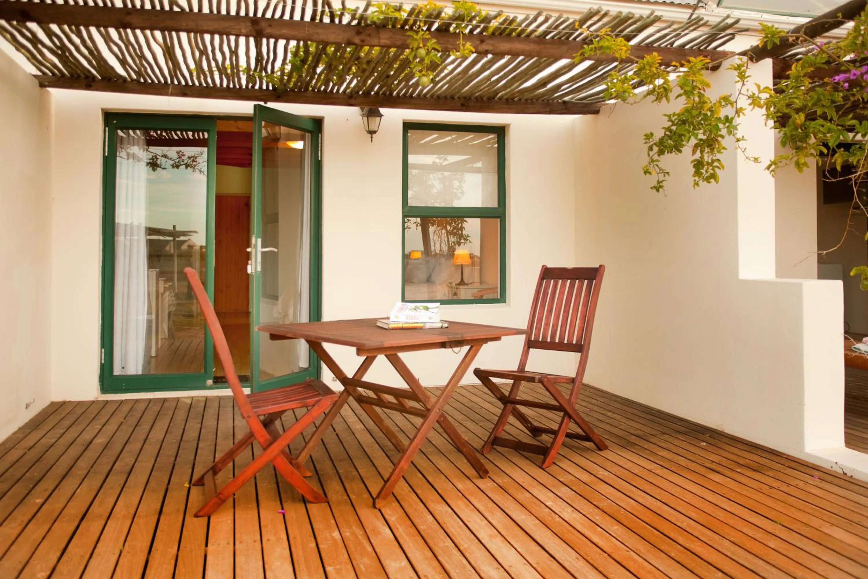 Patio in Tortoise Trail Lodge