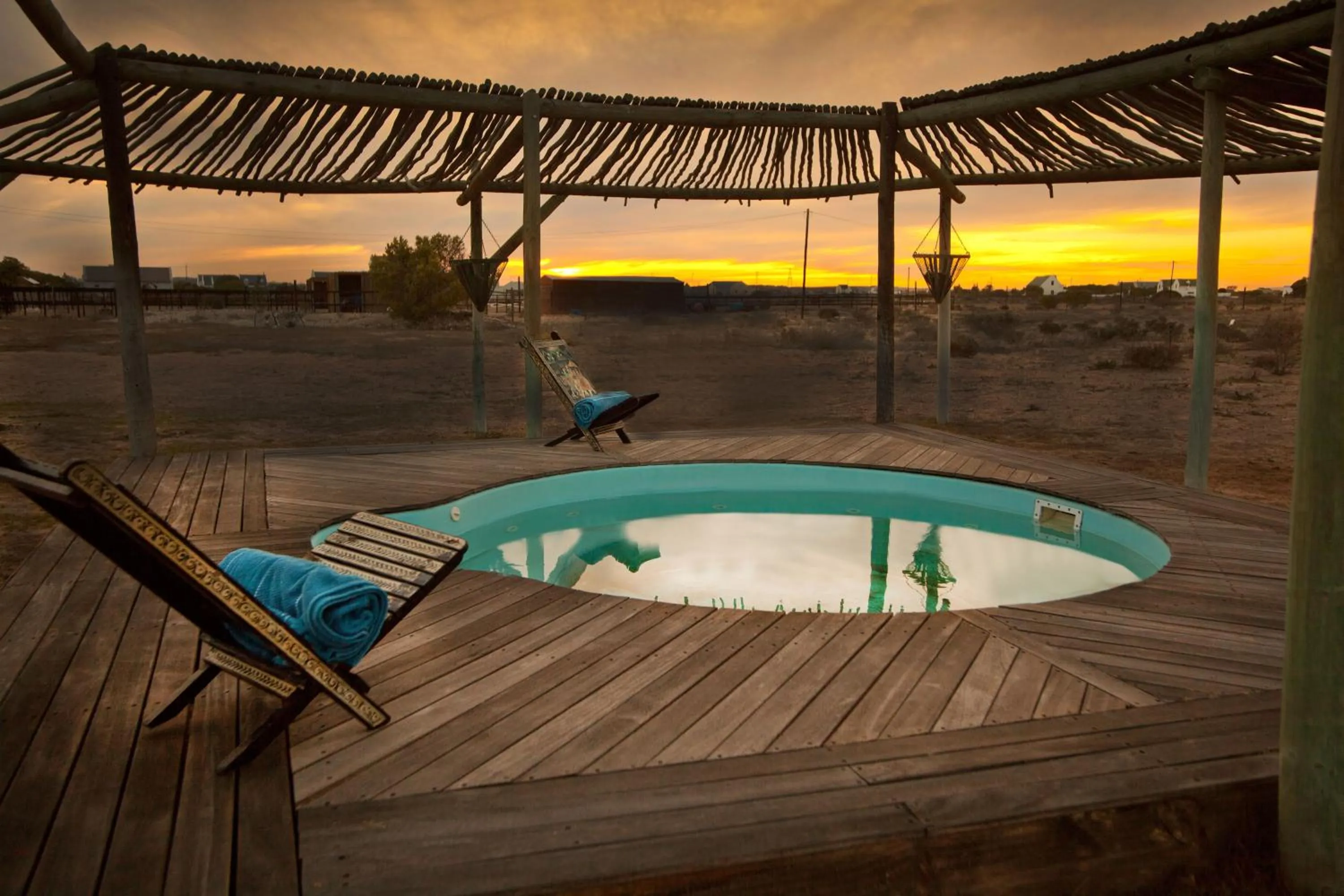 Sunset in Tortoise Trail Lodge