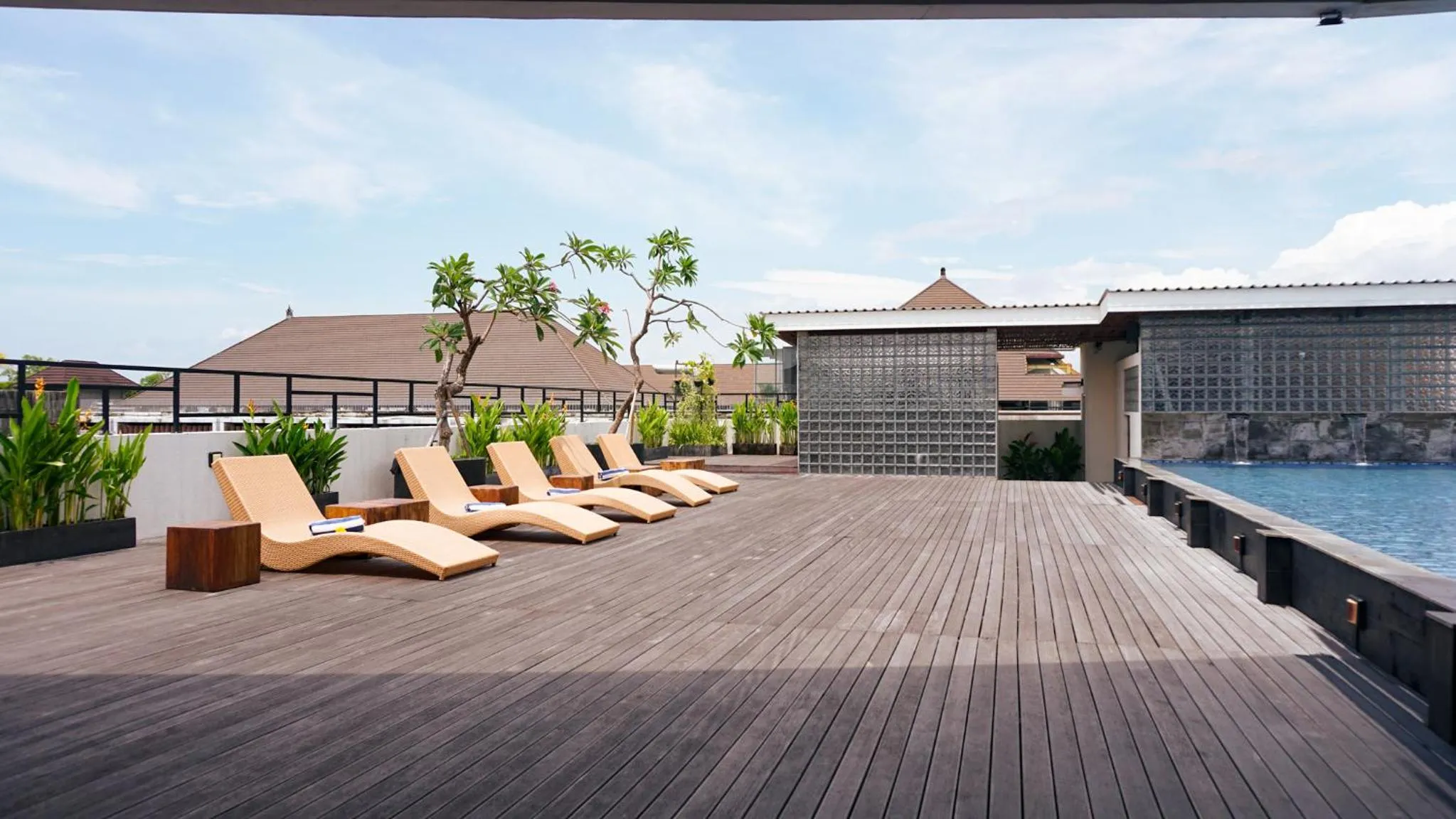 sunbed in Tusita Boutique Hotel