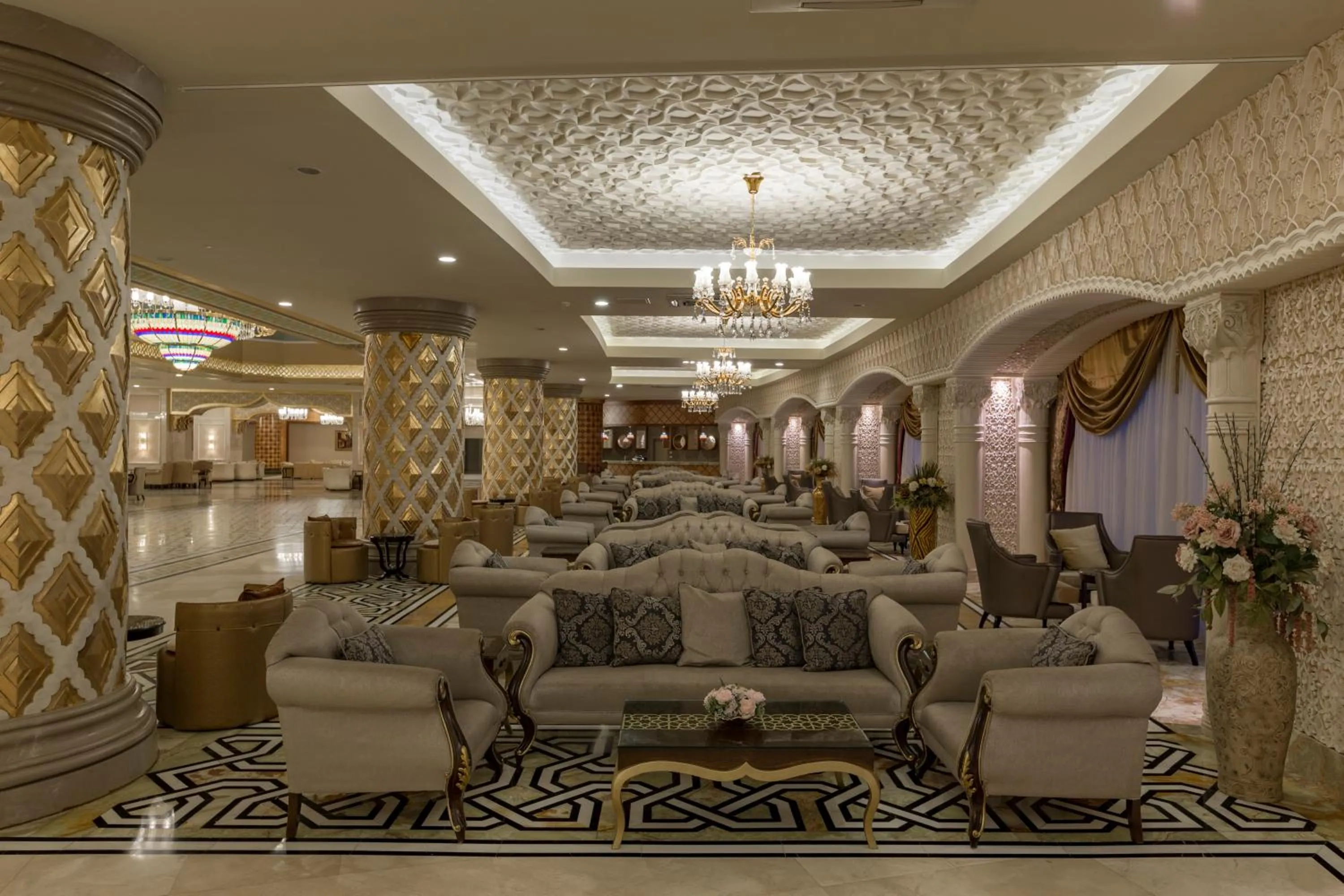 Lobby or reception in Royal Alhambra Palace