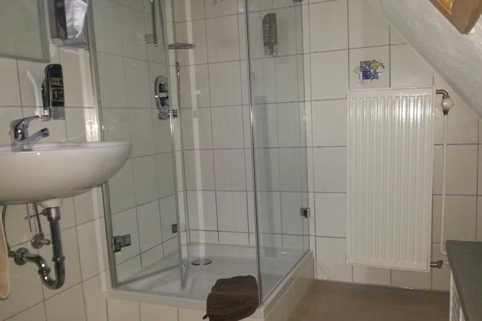 Bathroom in Naturhotel Holzwurm