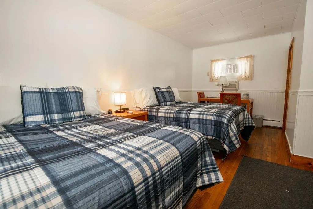 Bed in West Bethel Motel