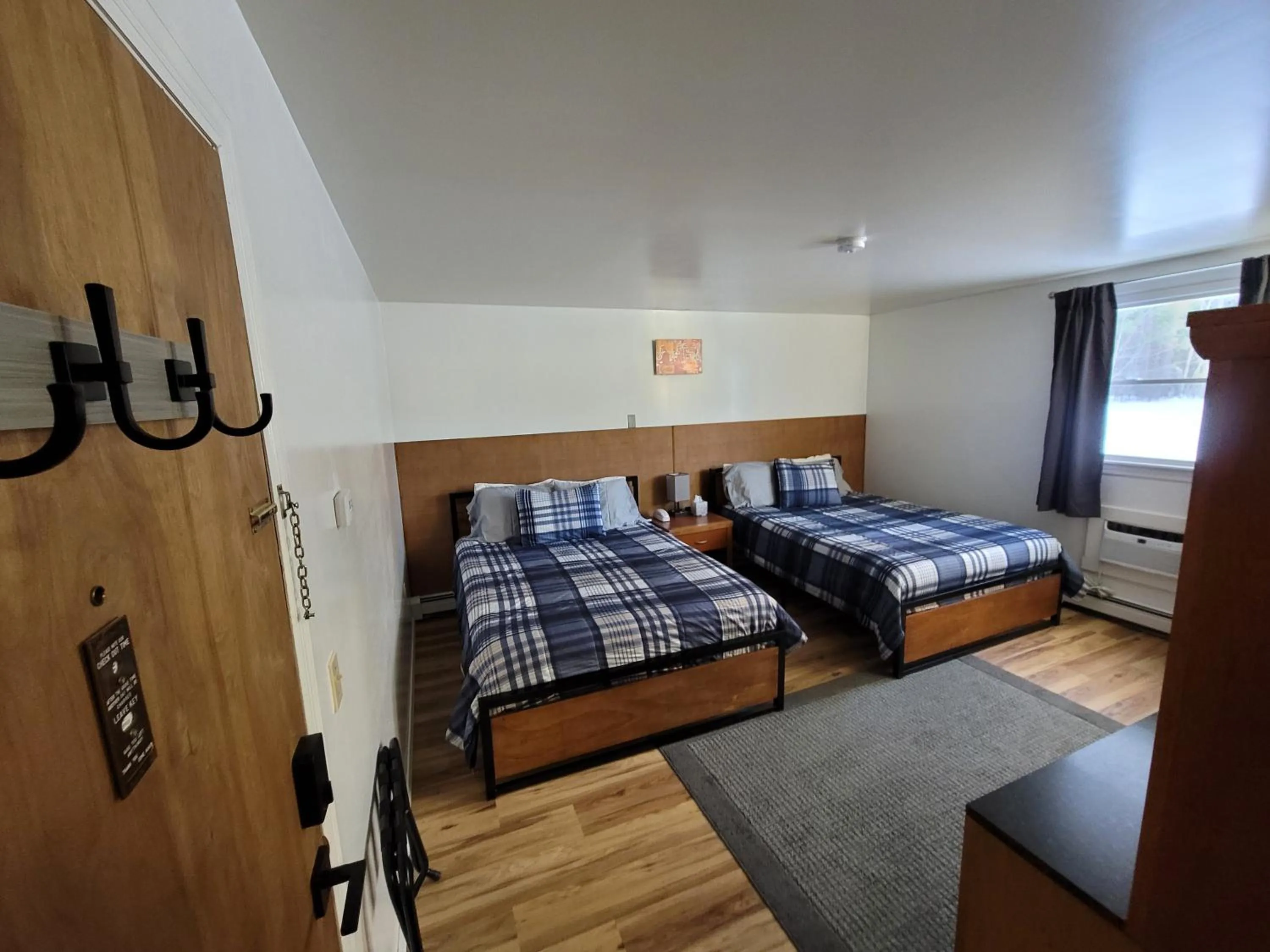 Bed in West Bethel Motel