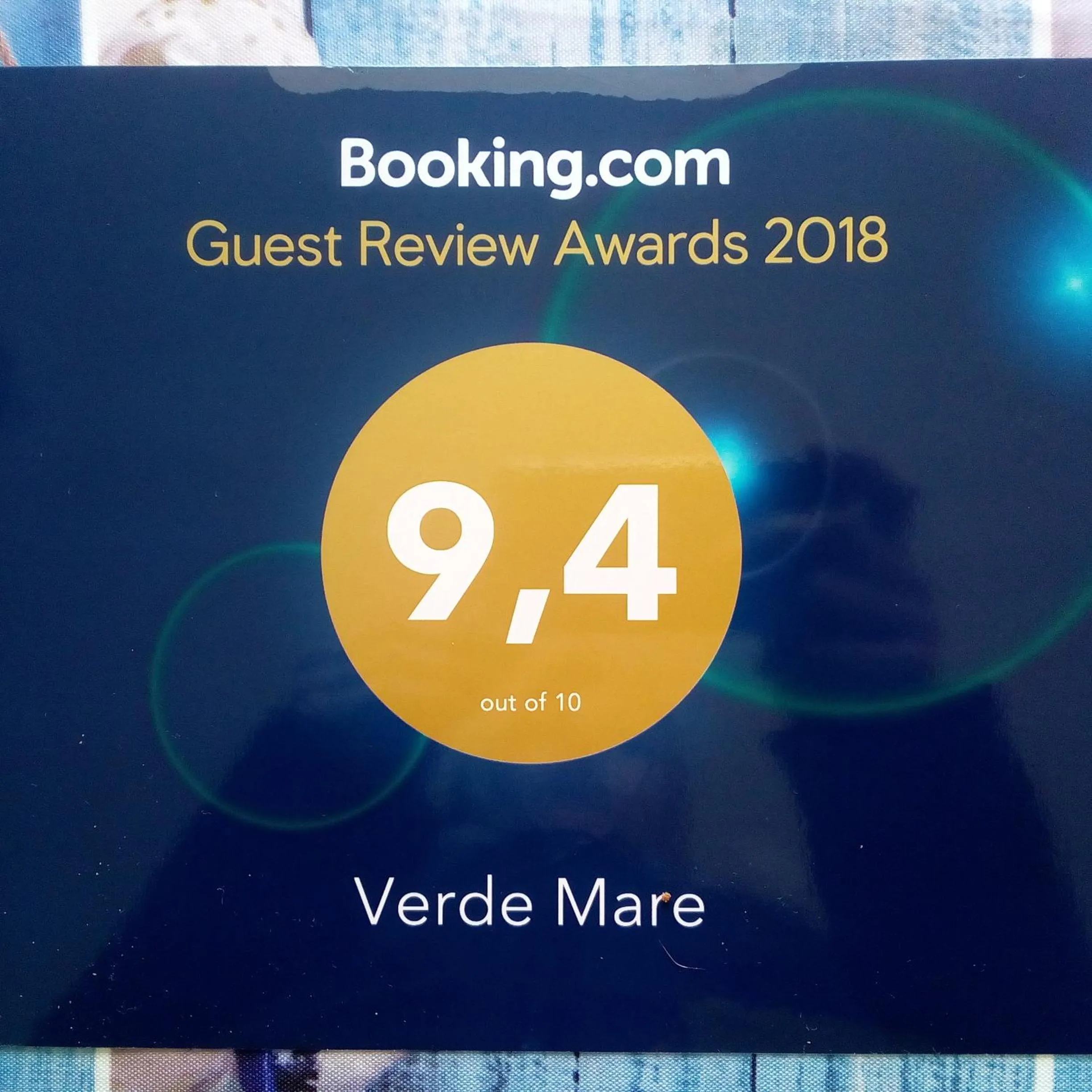 Certificate/Award in Verde Mare