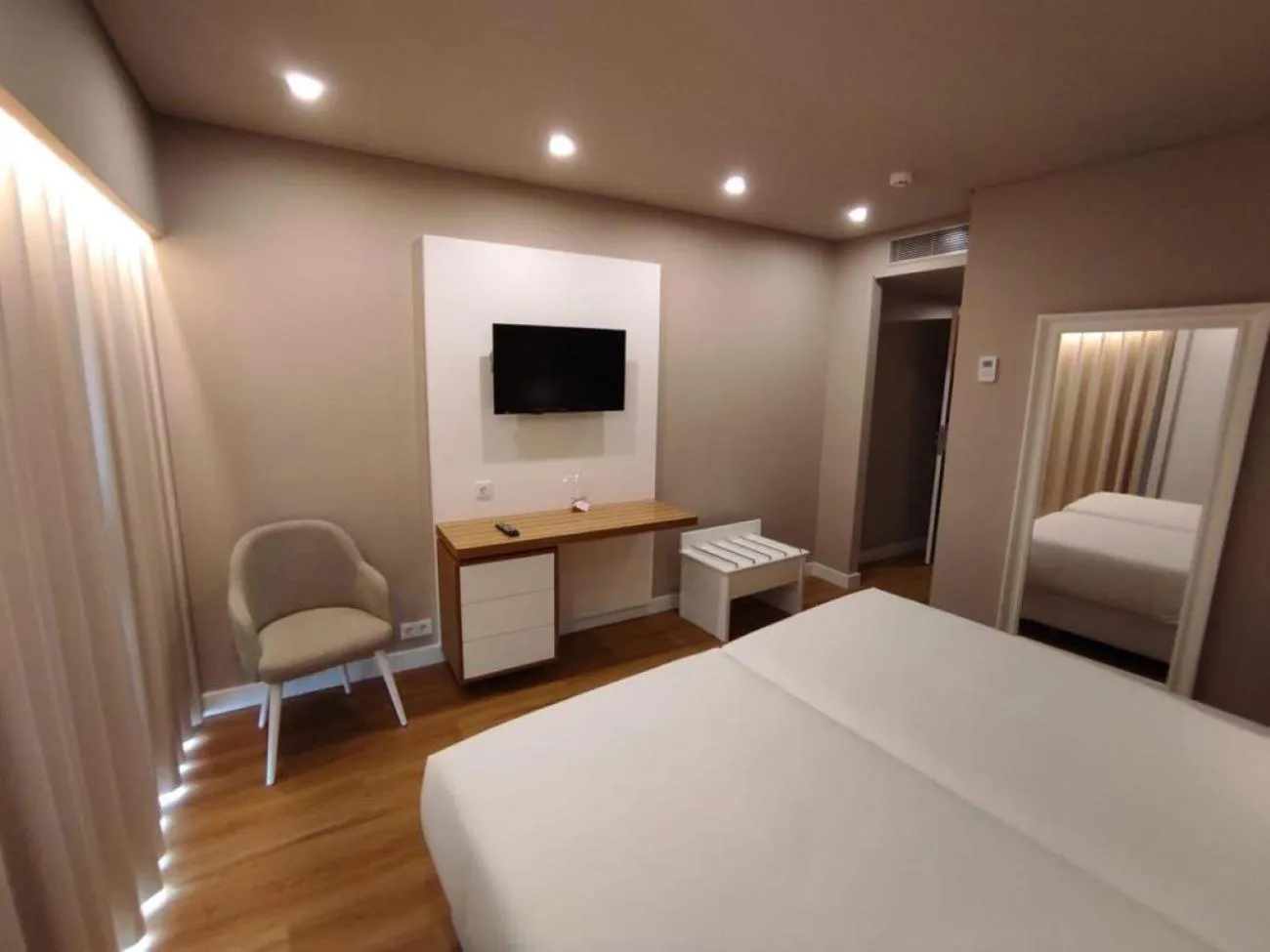 Bed in Hotel Cristal Caldas