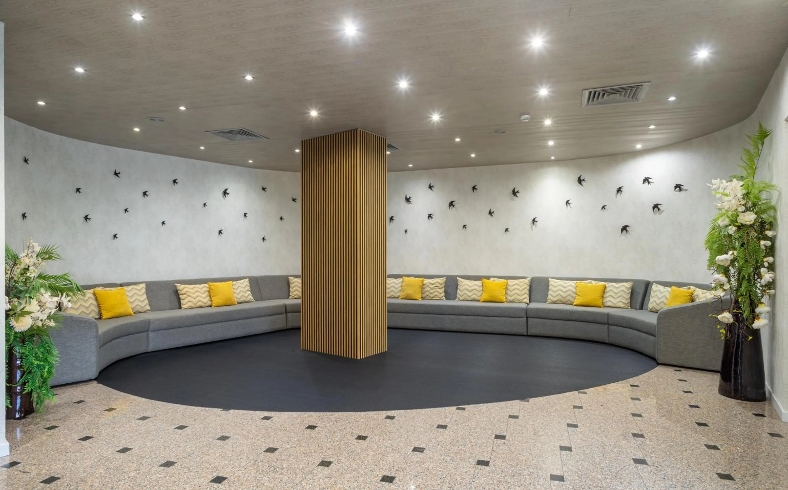 Lobby or reception in Hotel Cristal Caldas