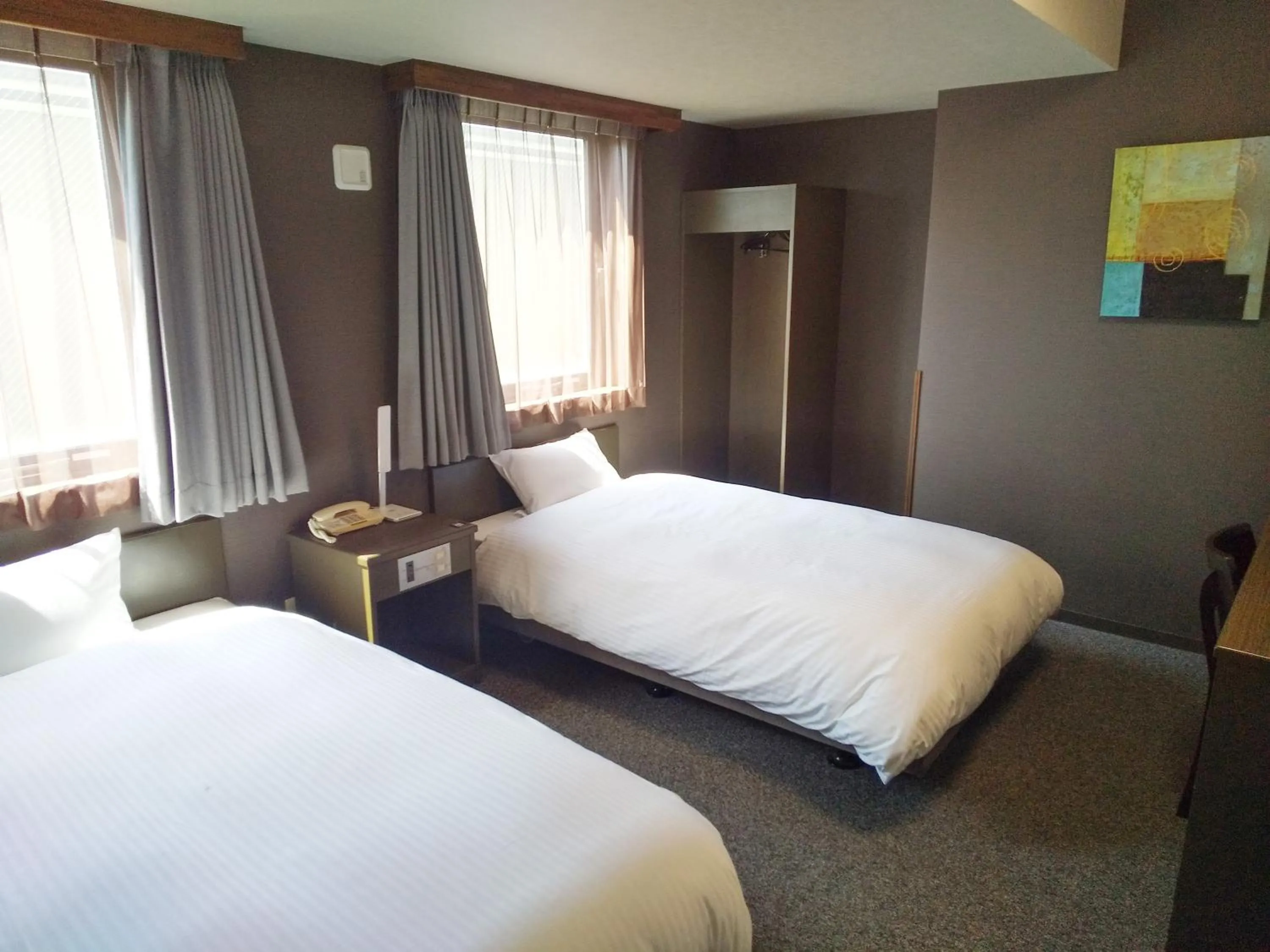 Photo of the whole room, Bed in Hotel Route-Inn Gifukencho Minami