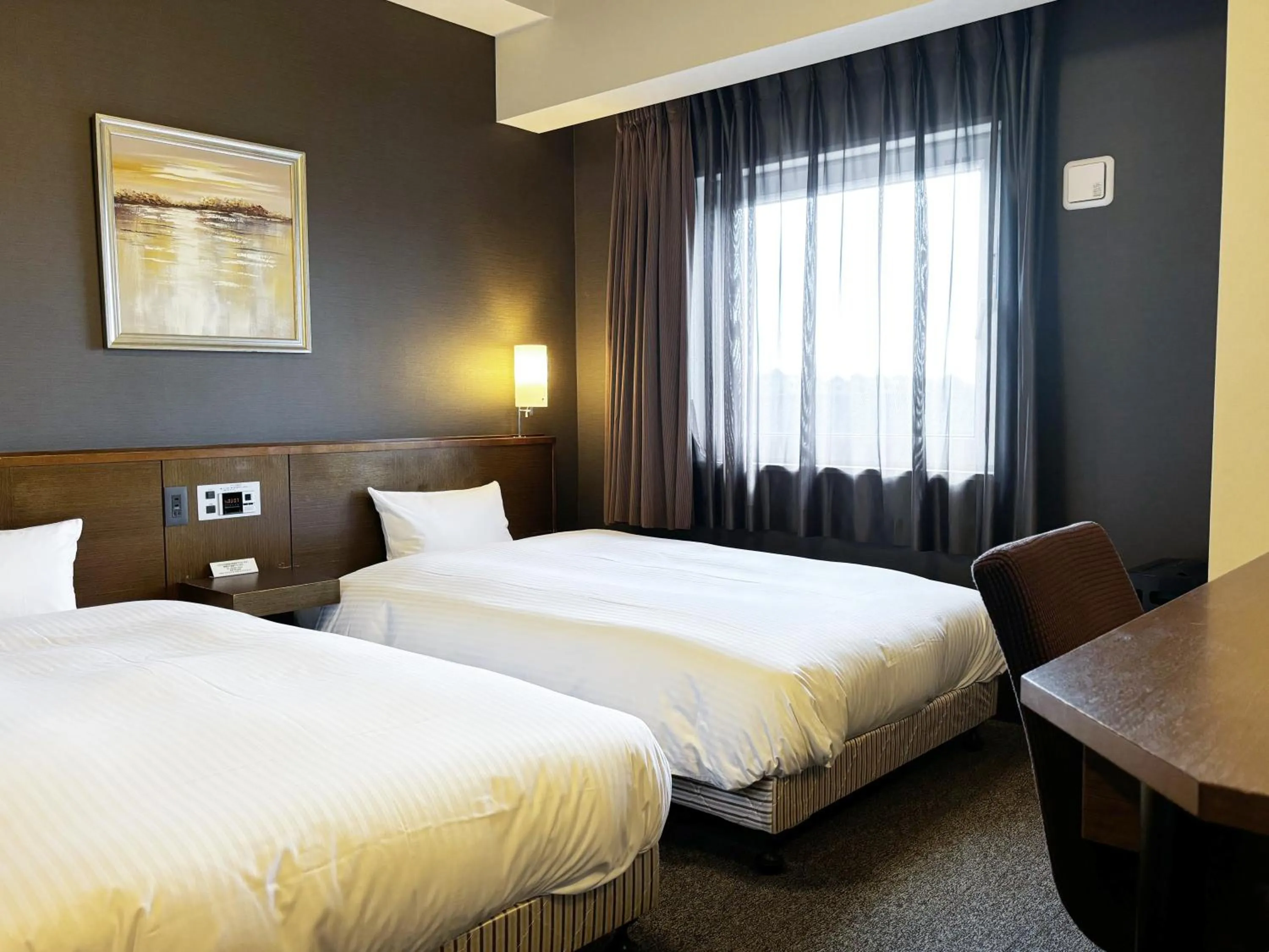 Photo of the whole room, Bed in Hotel Route-Inn Seki