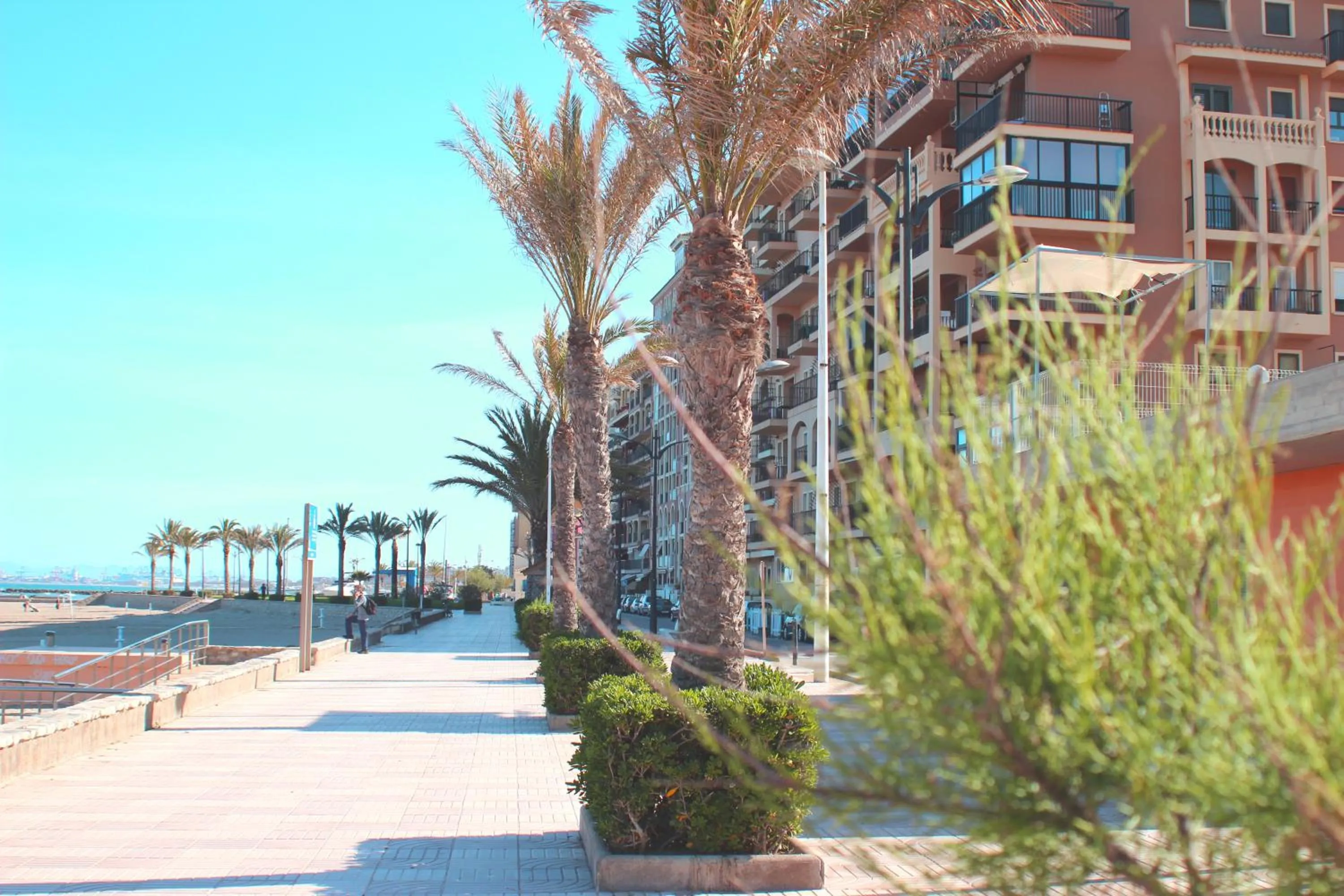 Beach in Sea You Apartamentos Valencia Port Saplaya