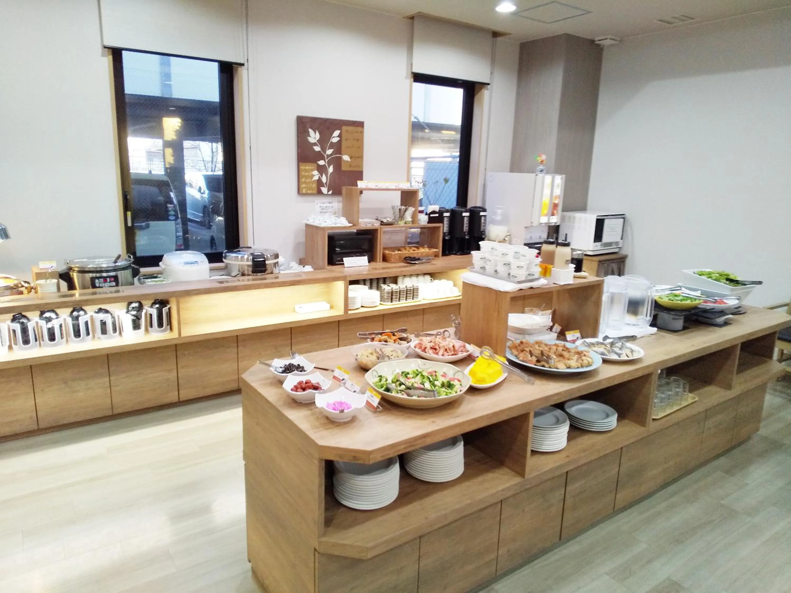 Breakfast in Hotel Route-Inn Ogaki Inter