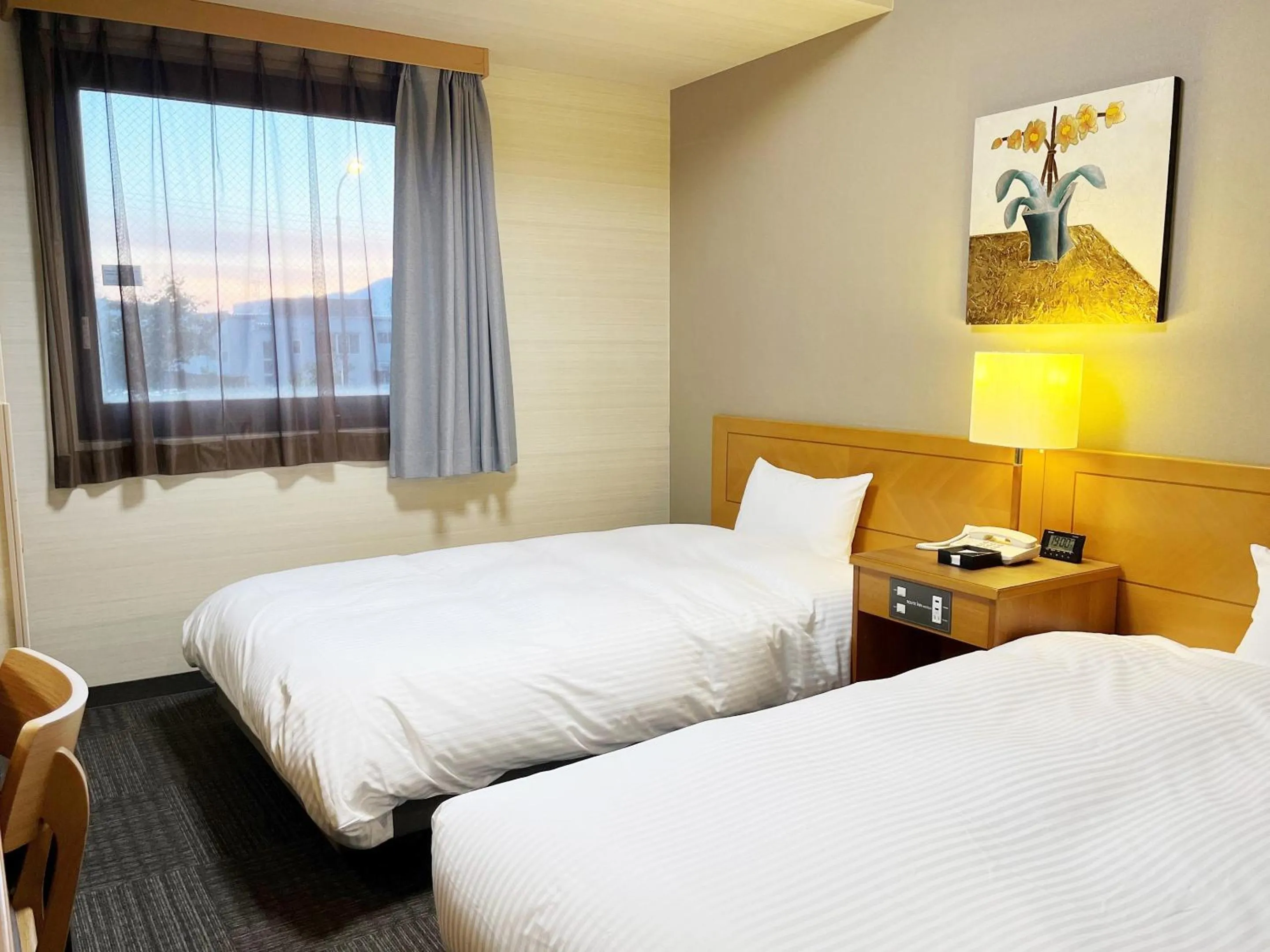 Photo of the whole room, Bed in Hotel Route-Inn Ogaki Inter
