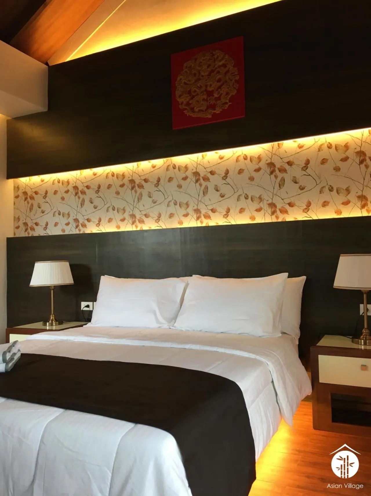 Bed in Asian Village Tagaytay