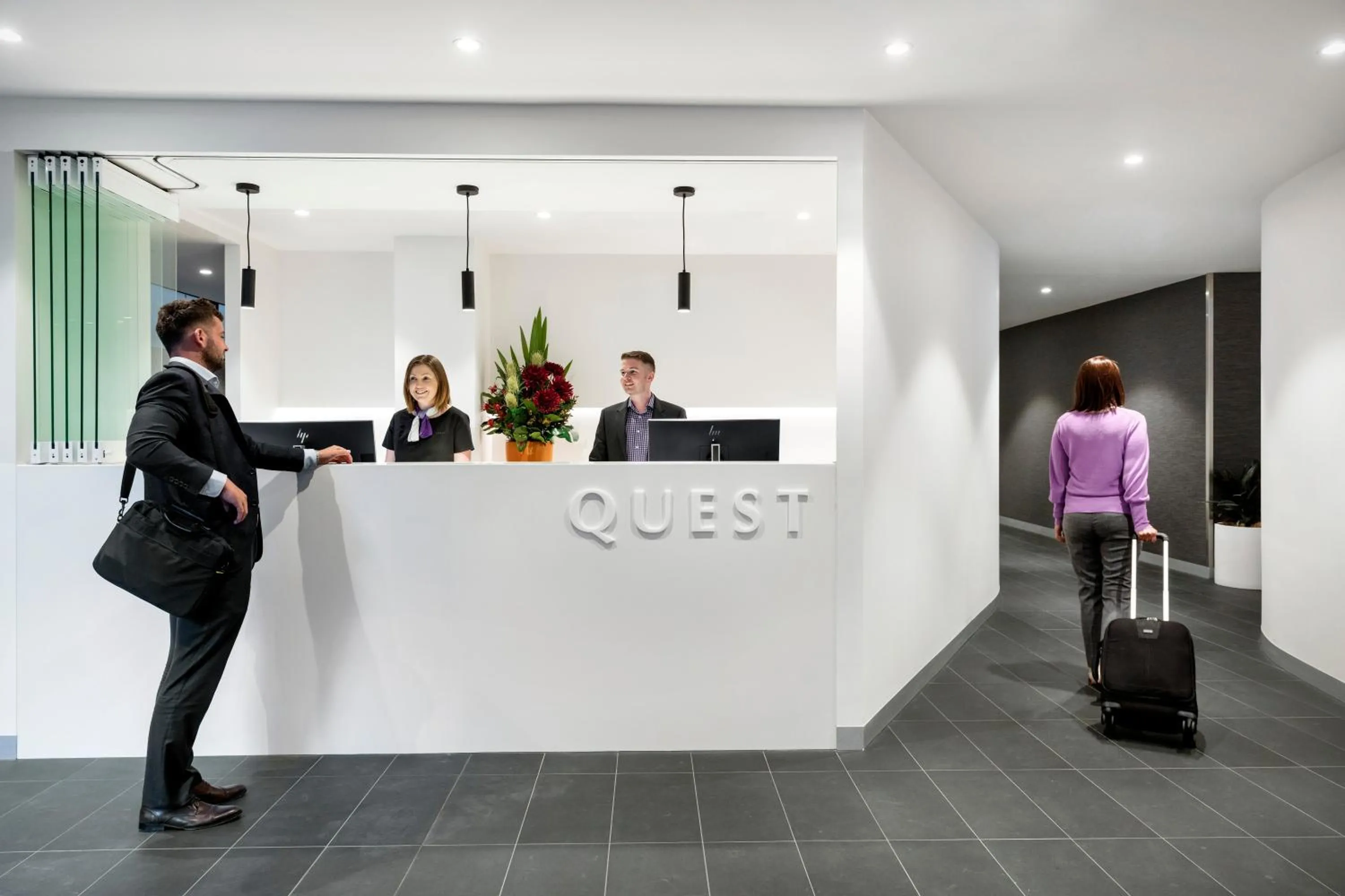 Lobby or reception in Quest St Kilda Road