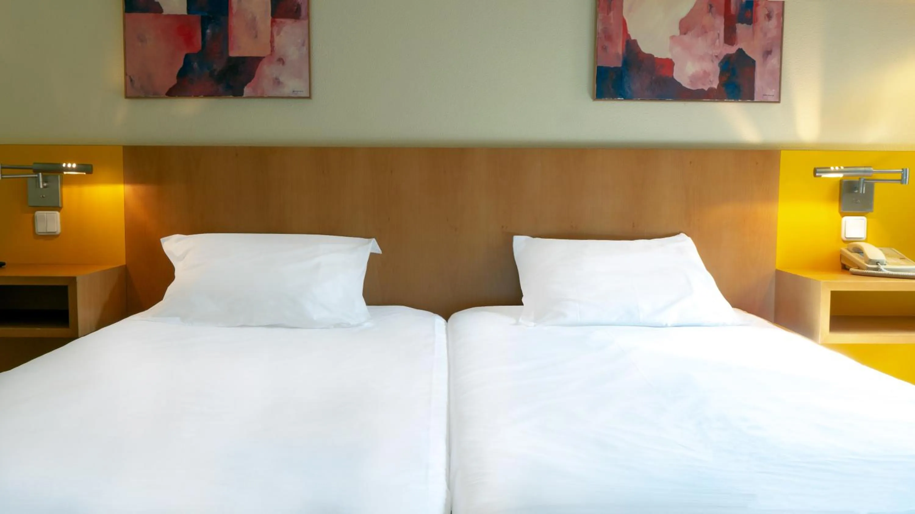 Bed in Flag Hotel Braga