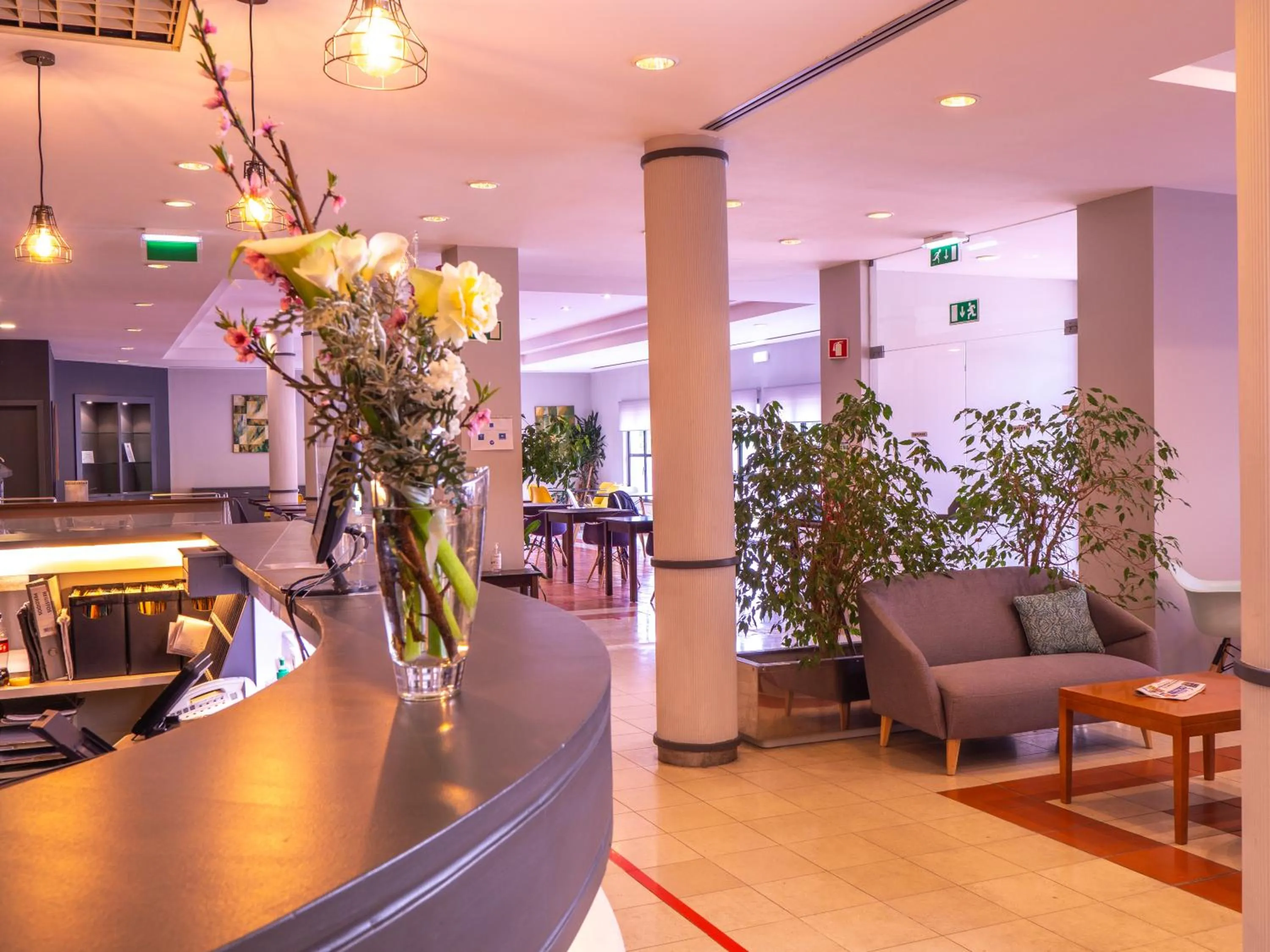 Lobby or reception in Flag Hotel Braga