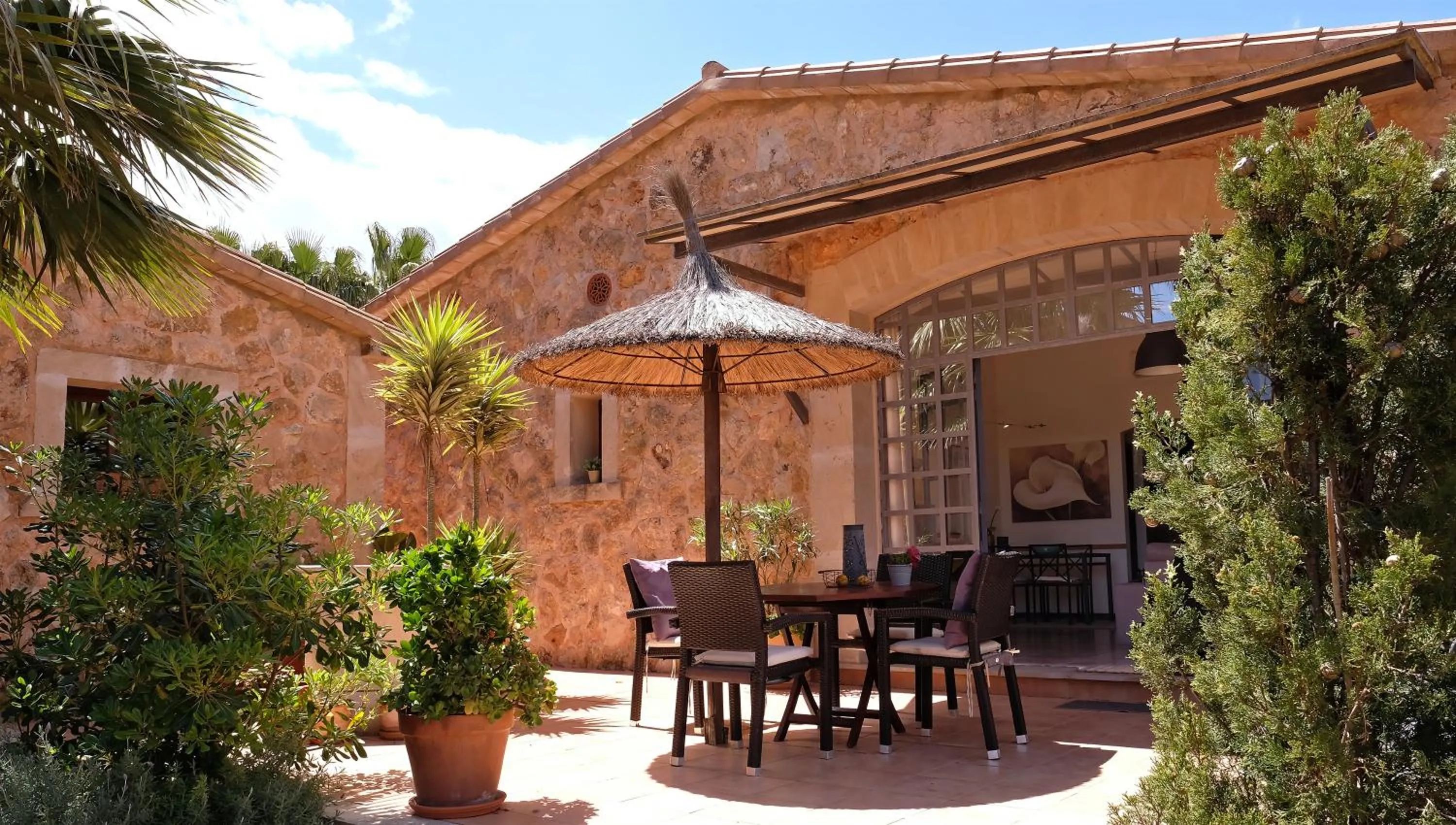 Balcony/Terrace in Villa Sampoli - Agroturismo Son Sampoli - Adults only