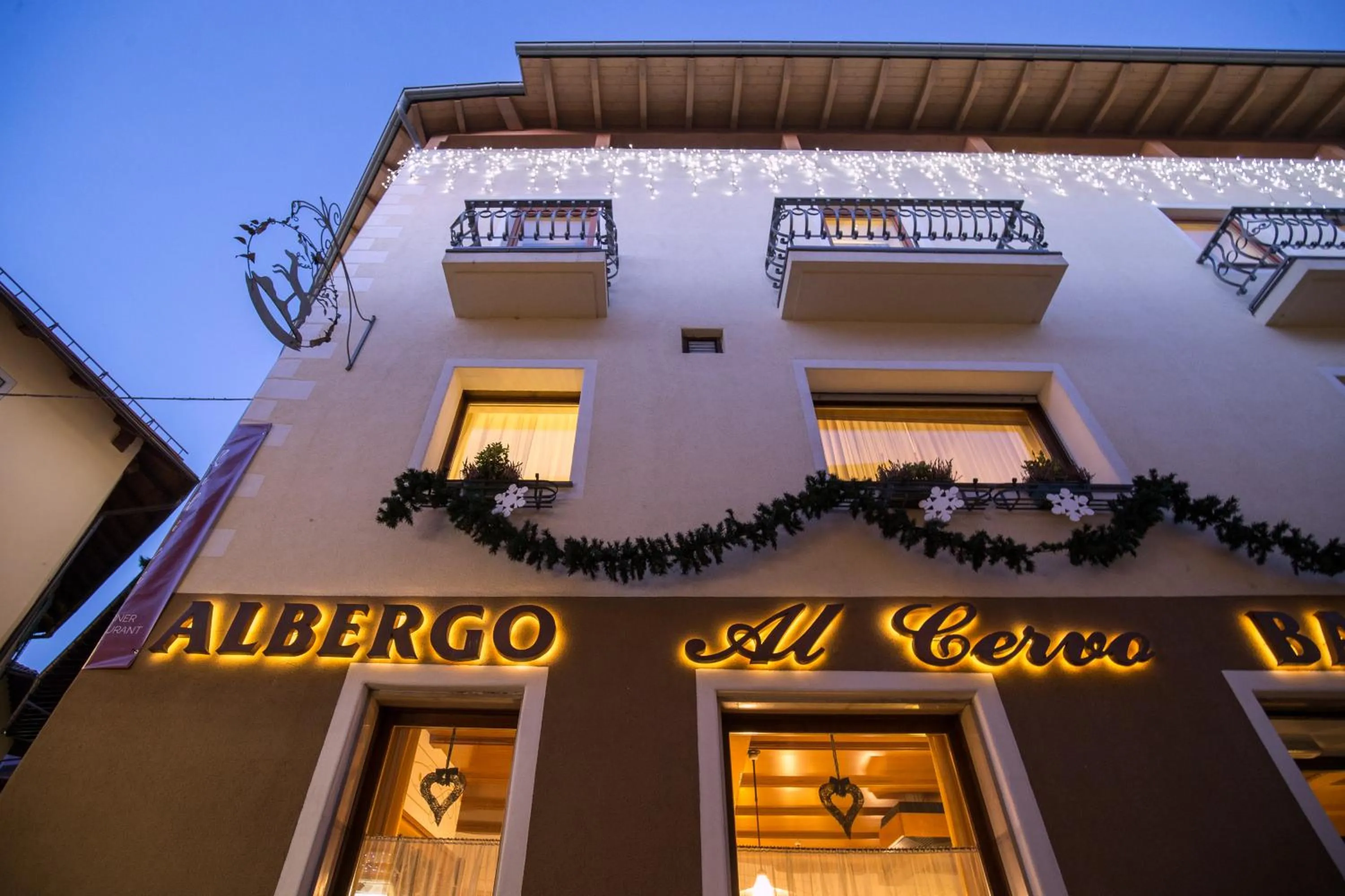 Facade/entrance in Hotel Al Cervo
