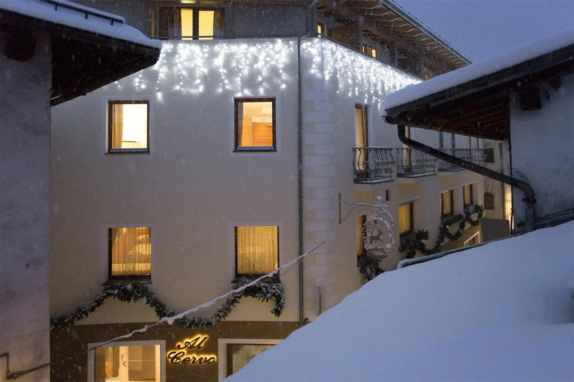 Facade/entrance in Hotel Al Cervo