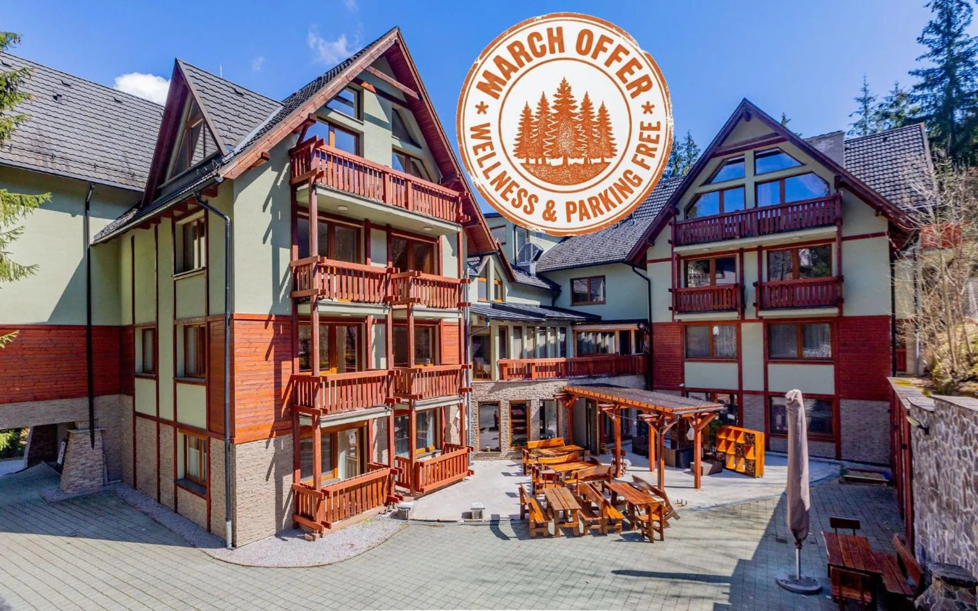 Property building in Apartmánový dom Fatrapark 1 s Wellness - Hlavná recepcia