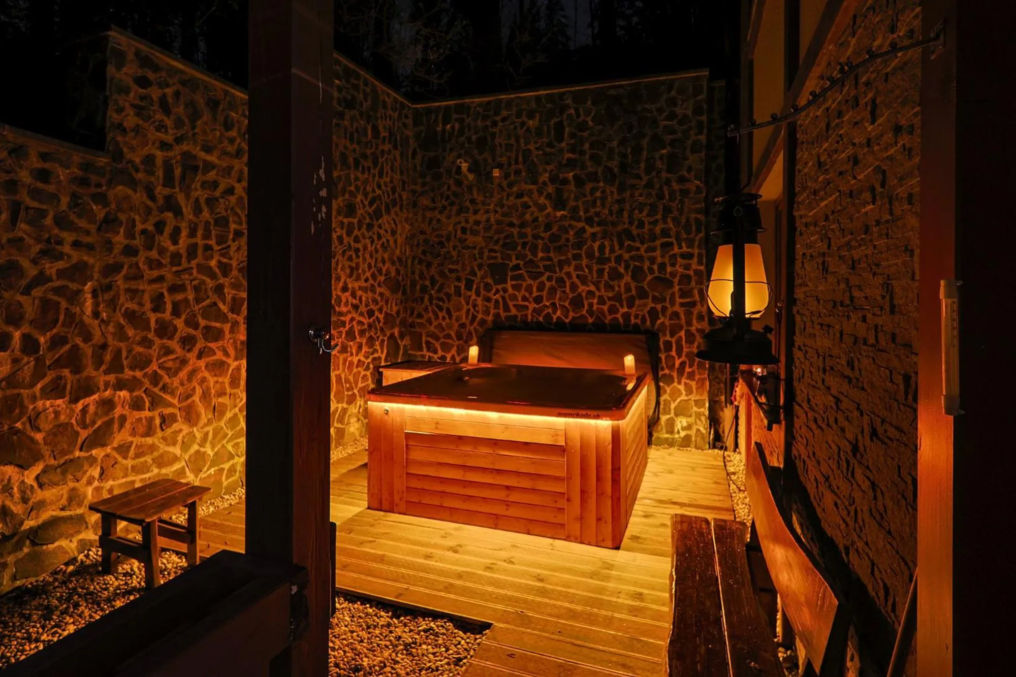 Hot Tub, Bed in Apartmánový dom Fatrapark 1 s Wellness - Hlavná recepcia