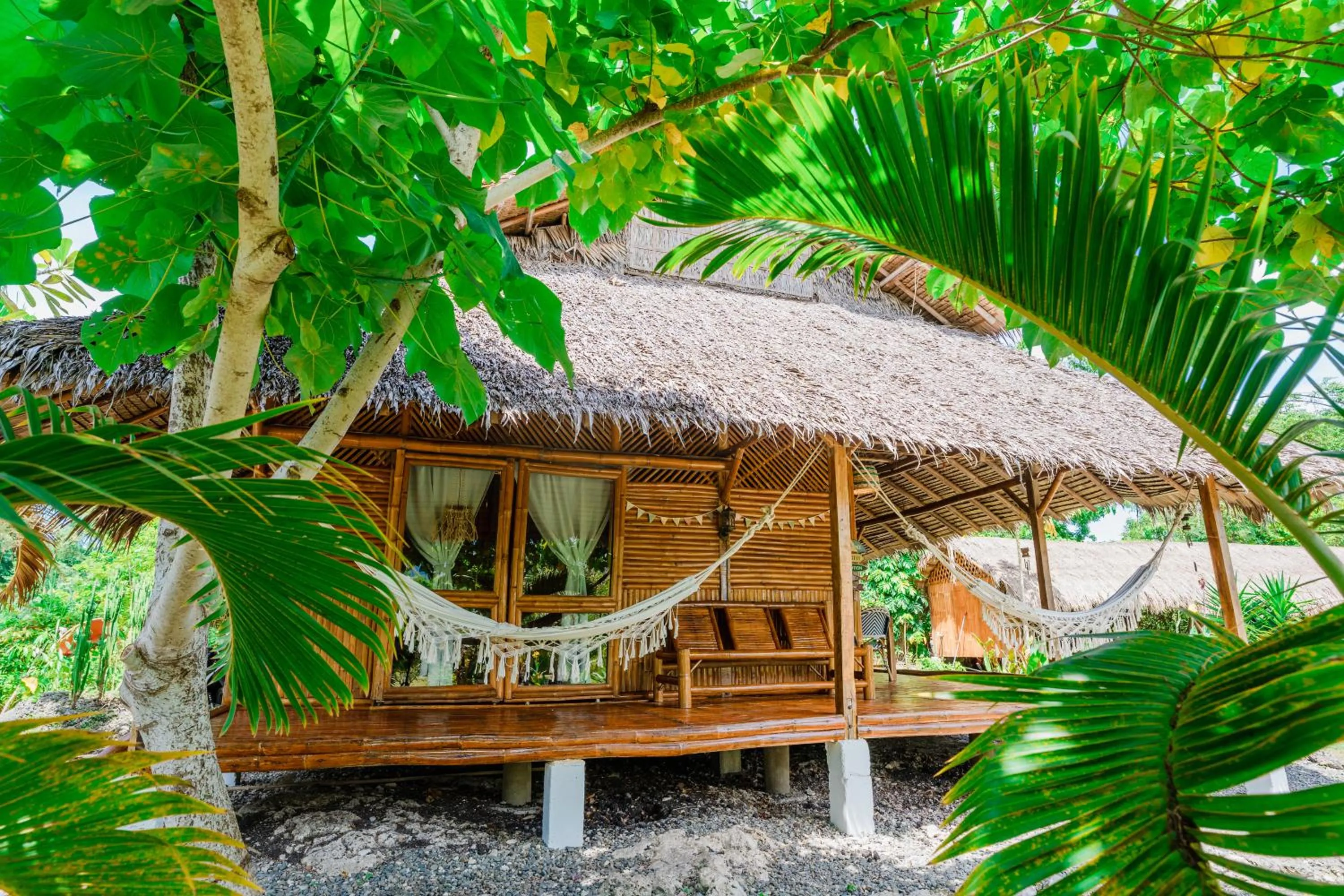 Patio in Tongo Hill Cottages
