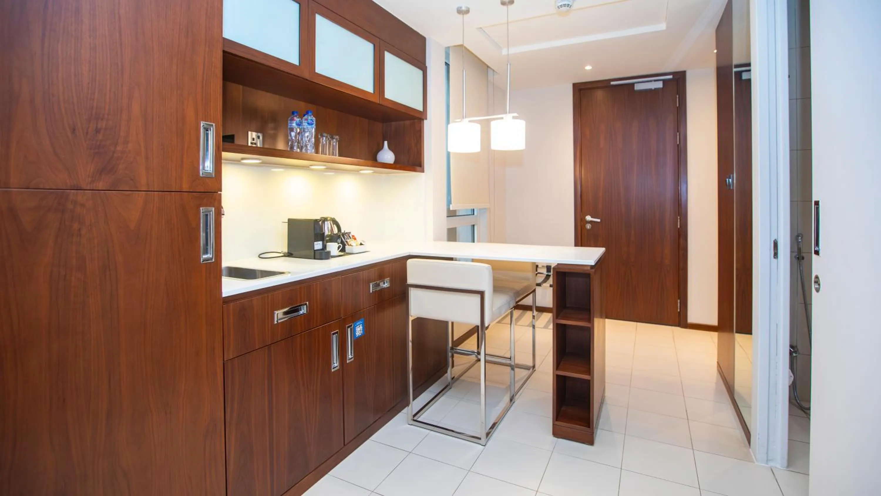 Dining area in Centro Olaya by Rotana