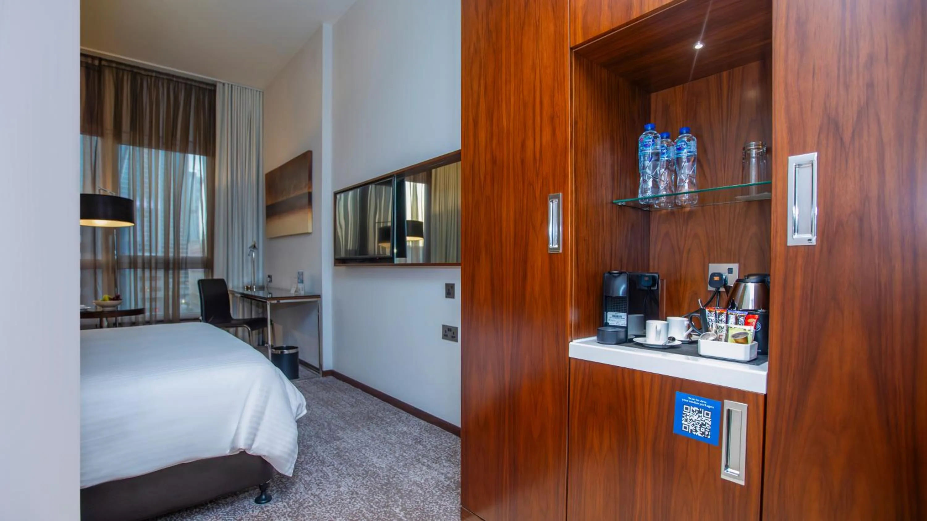 Coffee/tea facilities, Bed in Centro Olaya by Rotana