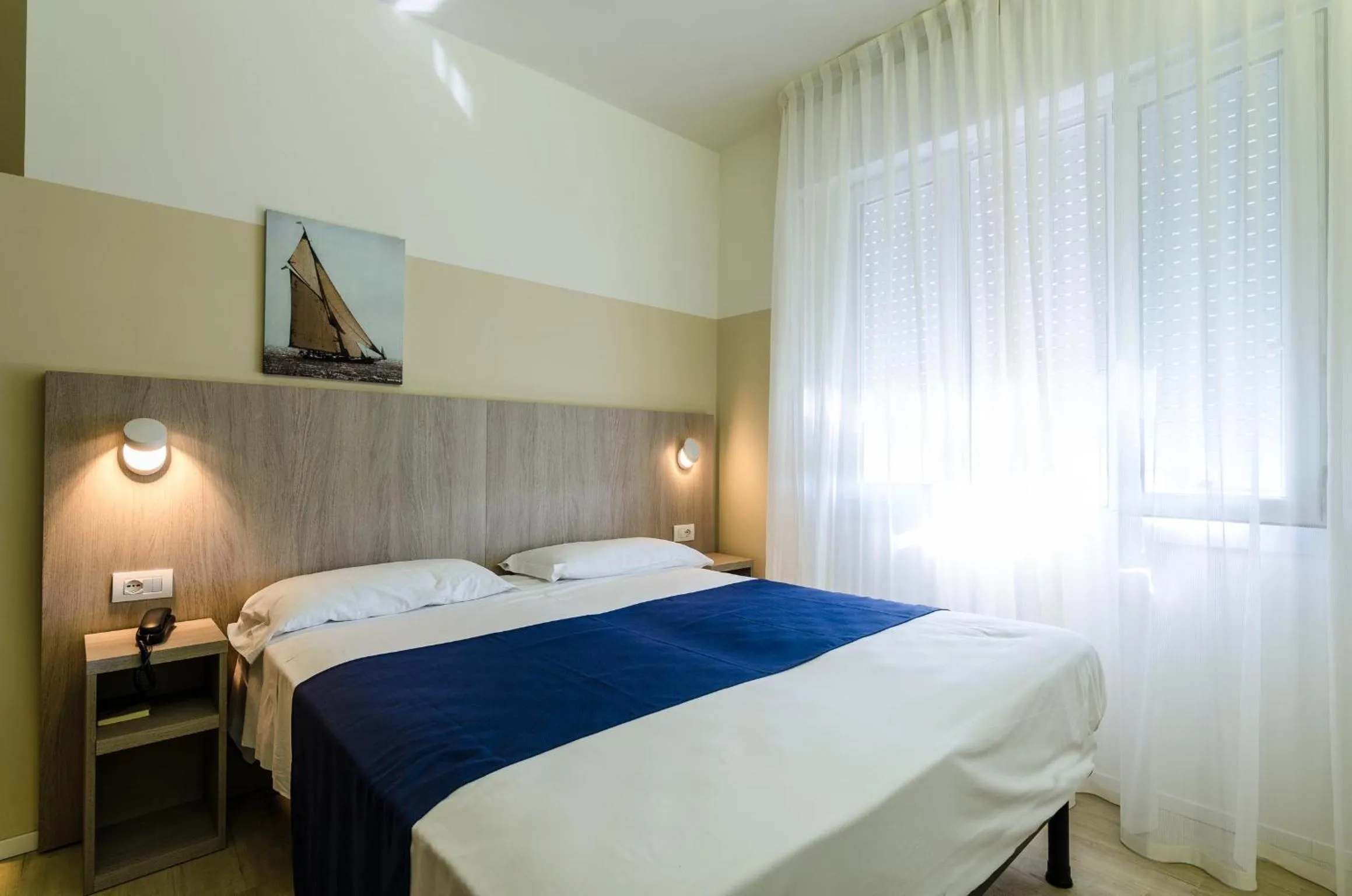 Bed in Hotel Mare Live