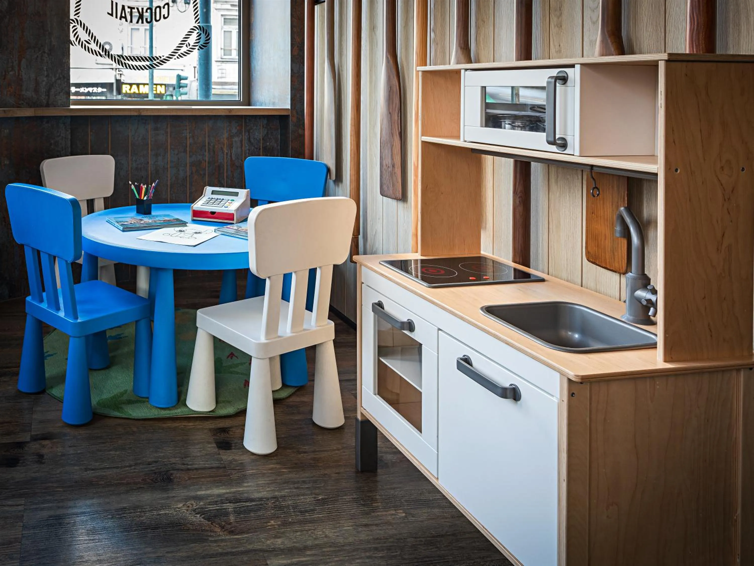 Children play ground in Ibis Styles Lisboa Centro Liberdade NE