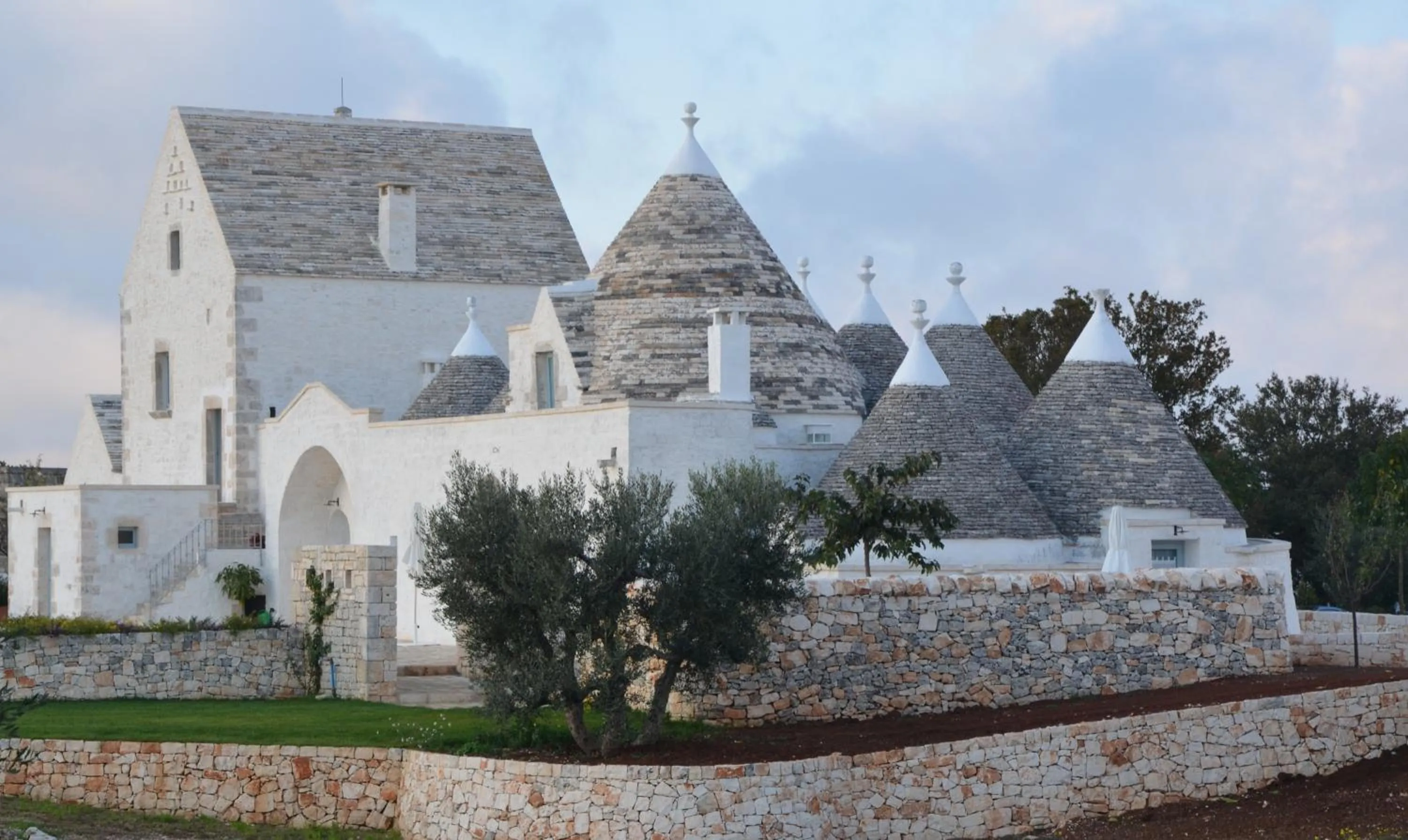 Facade/entrance in Masseria Serralta