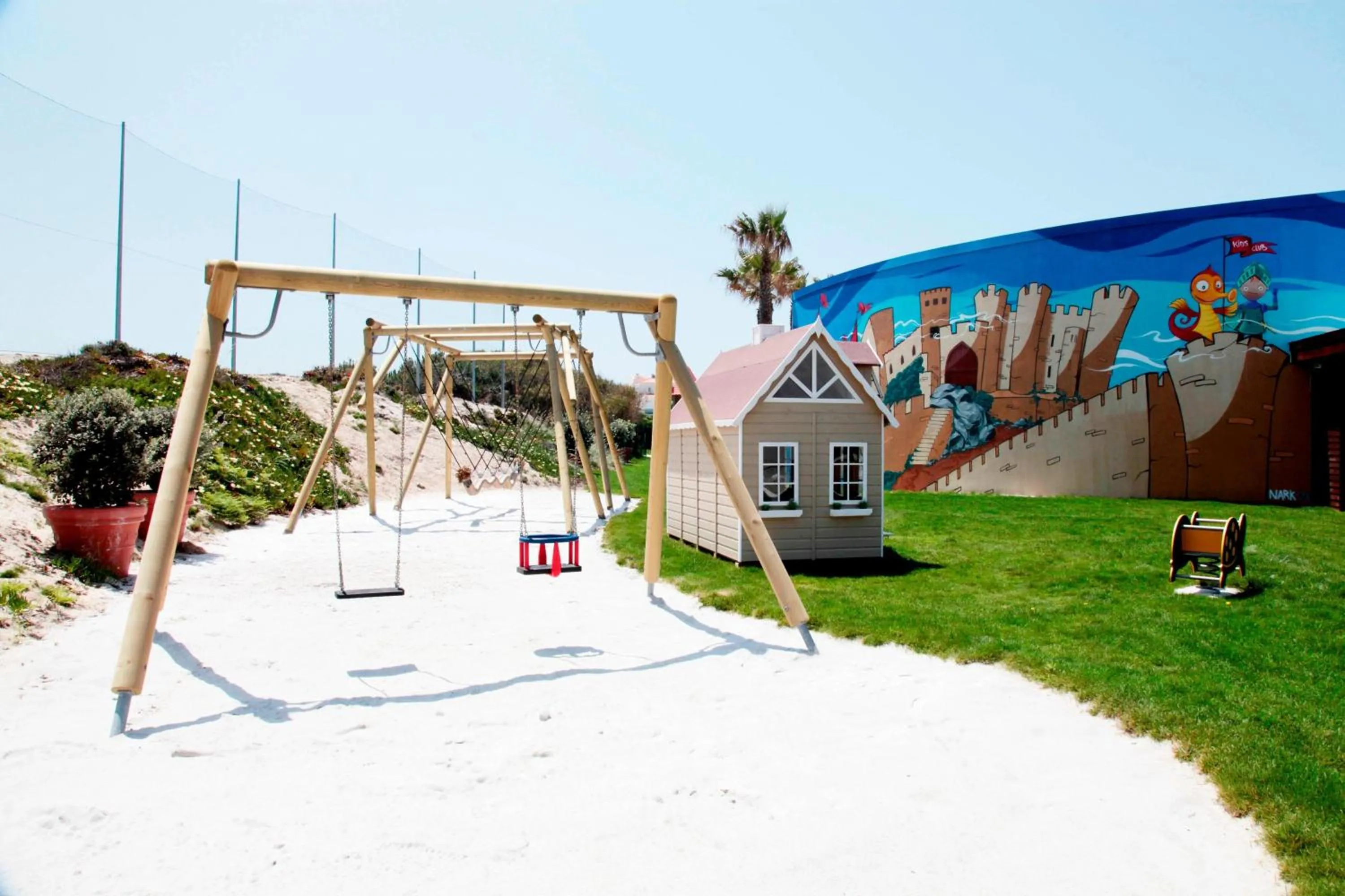 Children play ground in Praia D'El Rey Marriott Golf & Beach Resort