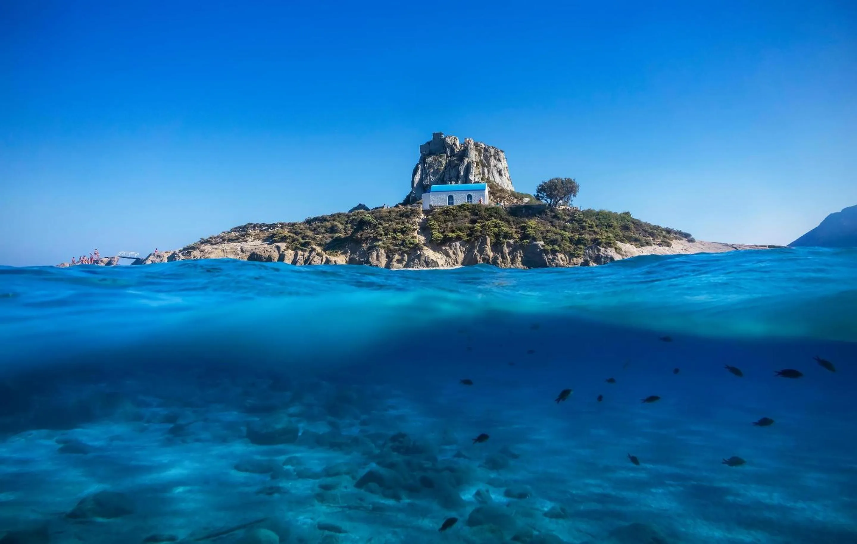 Natural landscape in Ikos Aria