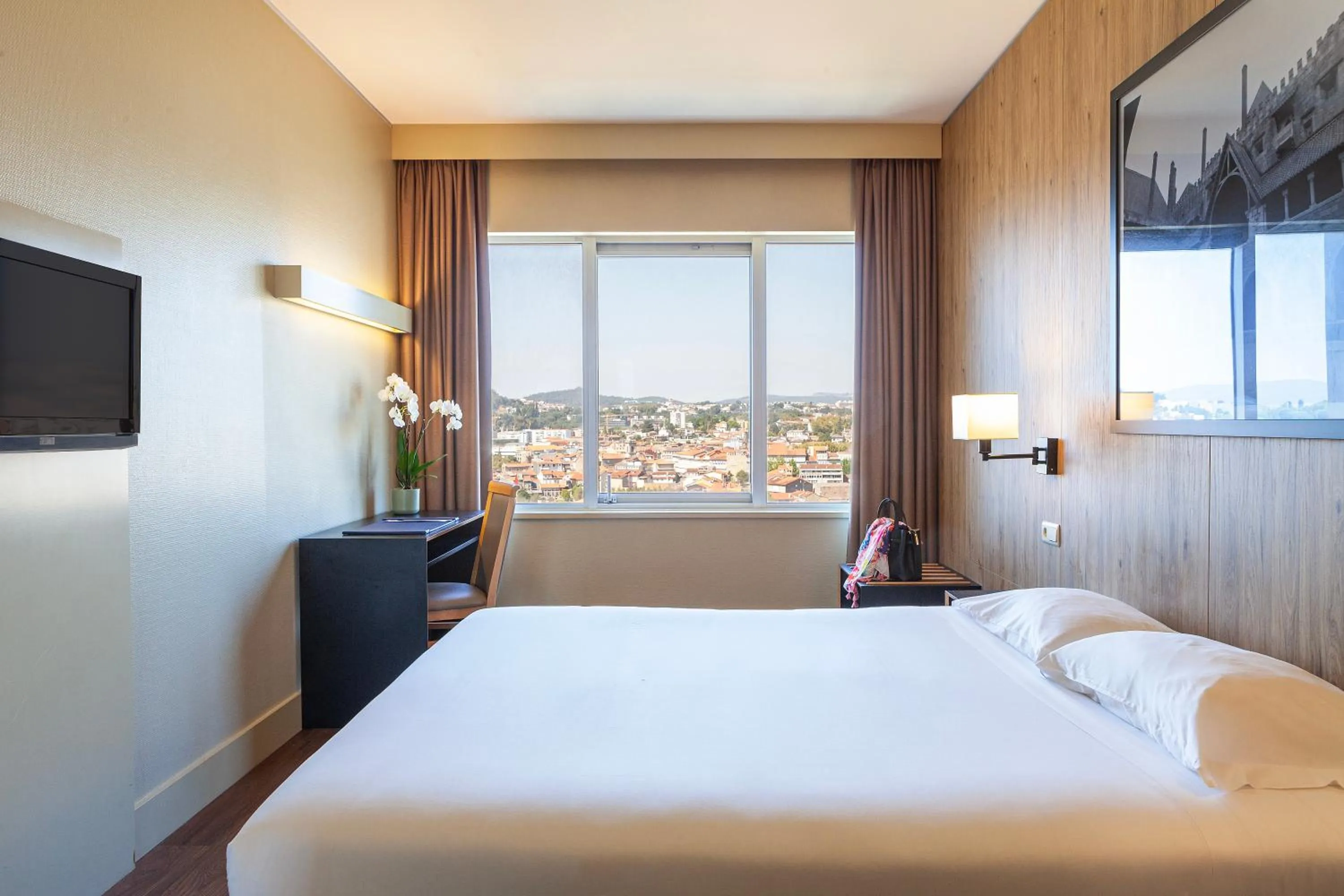 Bedroom, Bed in Hotel Fundador