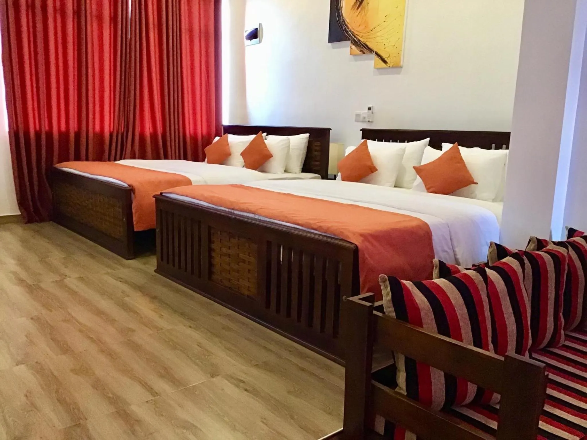 Bed in Avonil Resort Yala