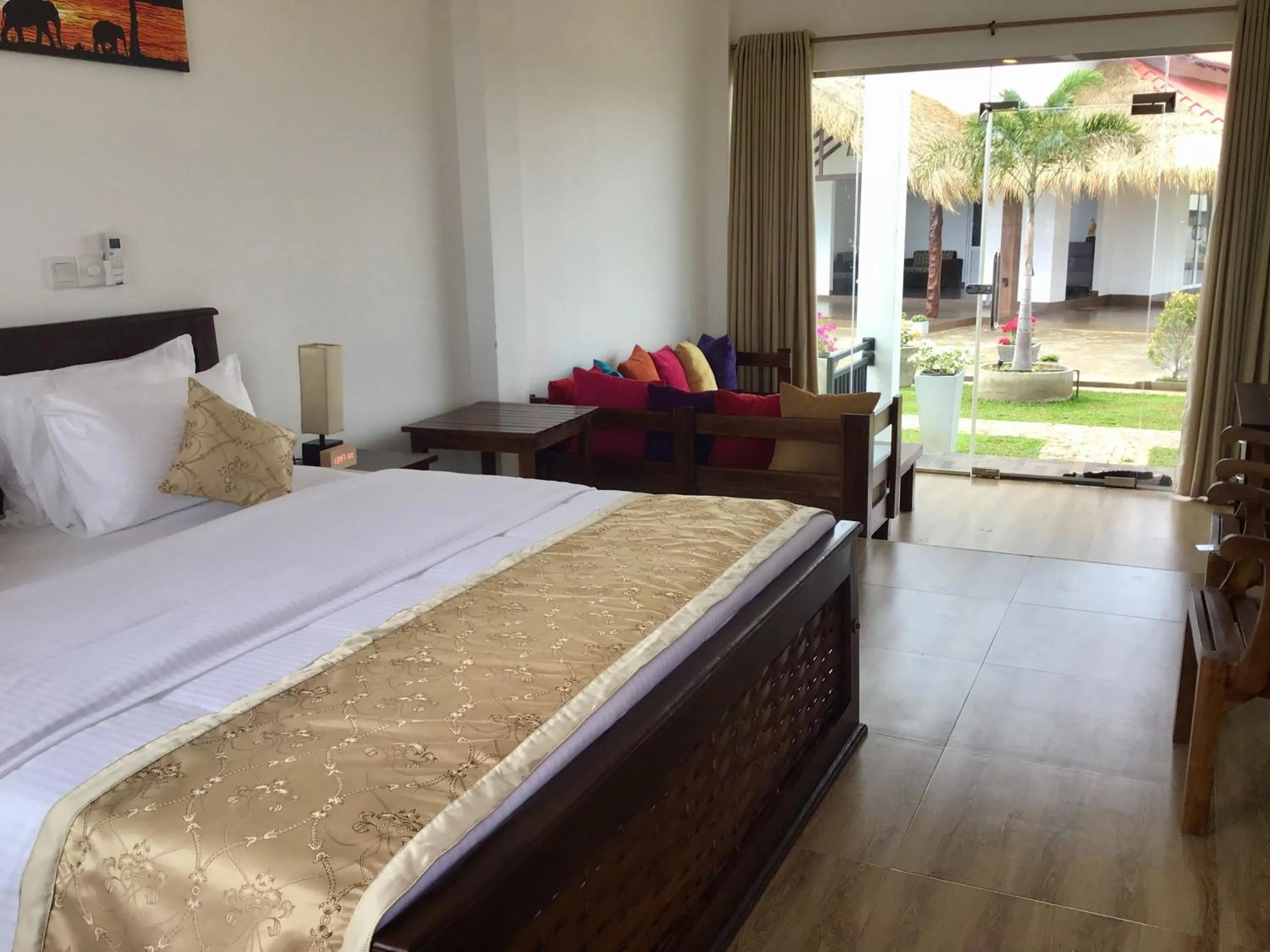 Bed in Avonil Resort Yala