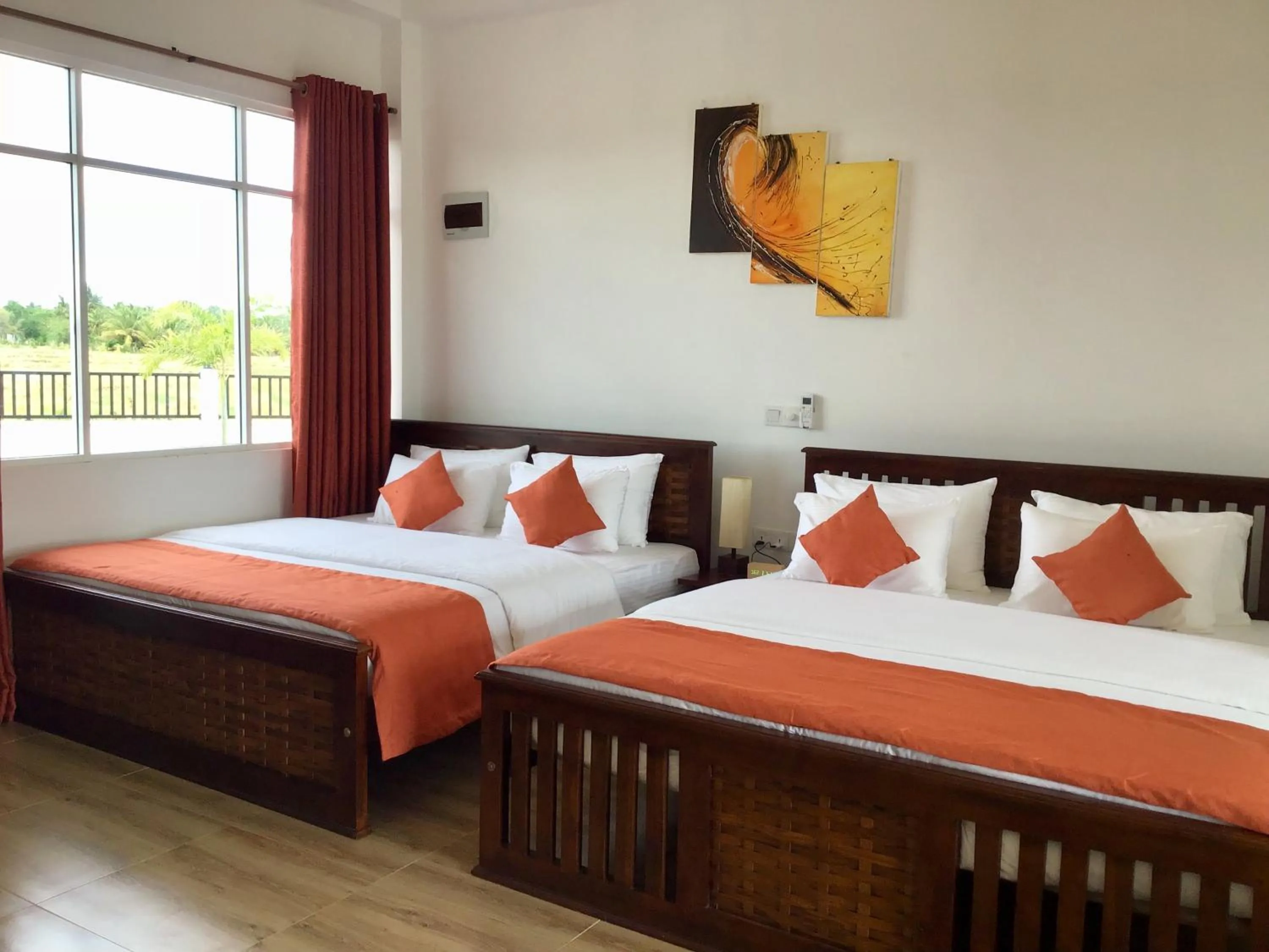 Bed in Avonil Resort Yala