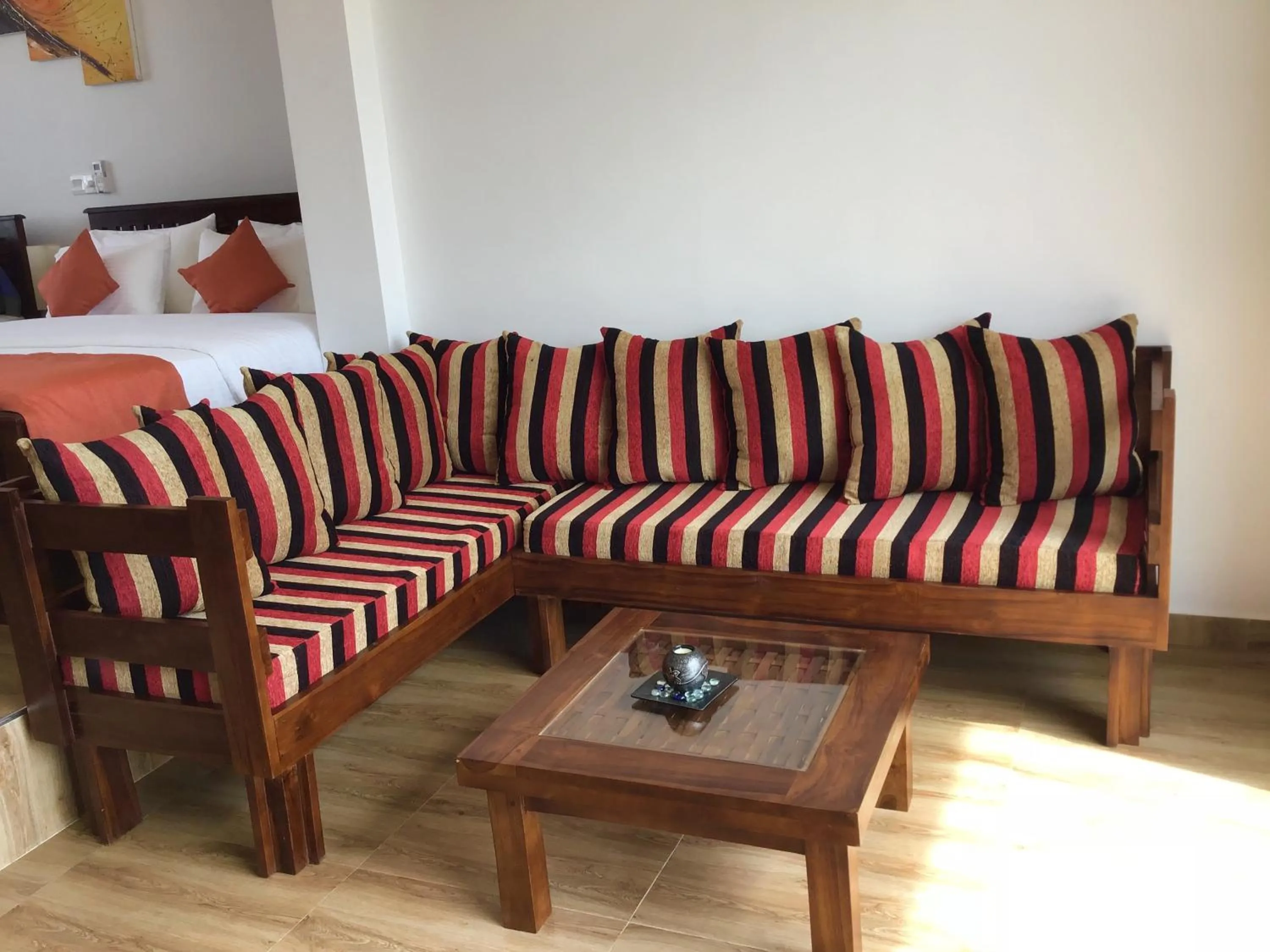 Seating area in Avonil Resort Yala