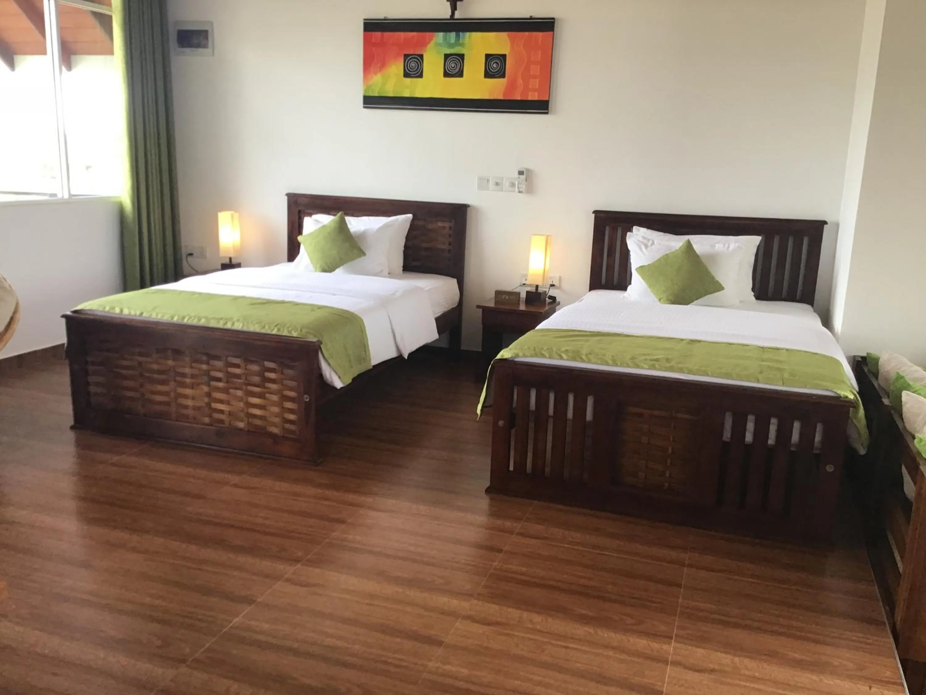 Bed in Avonil Resort Yala