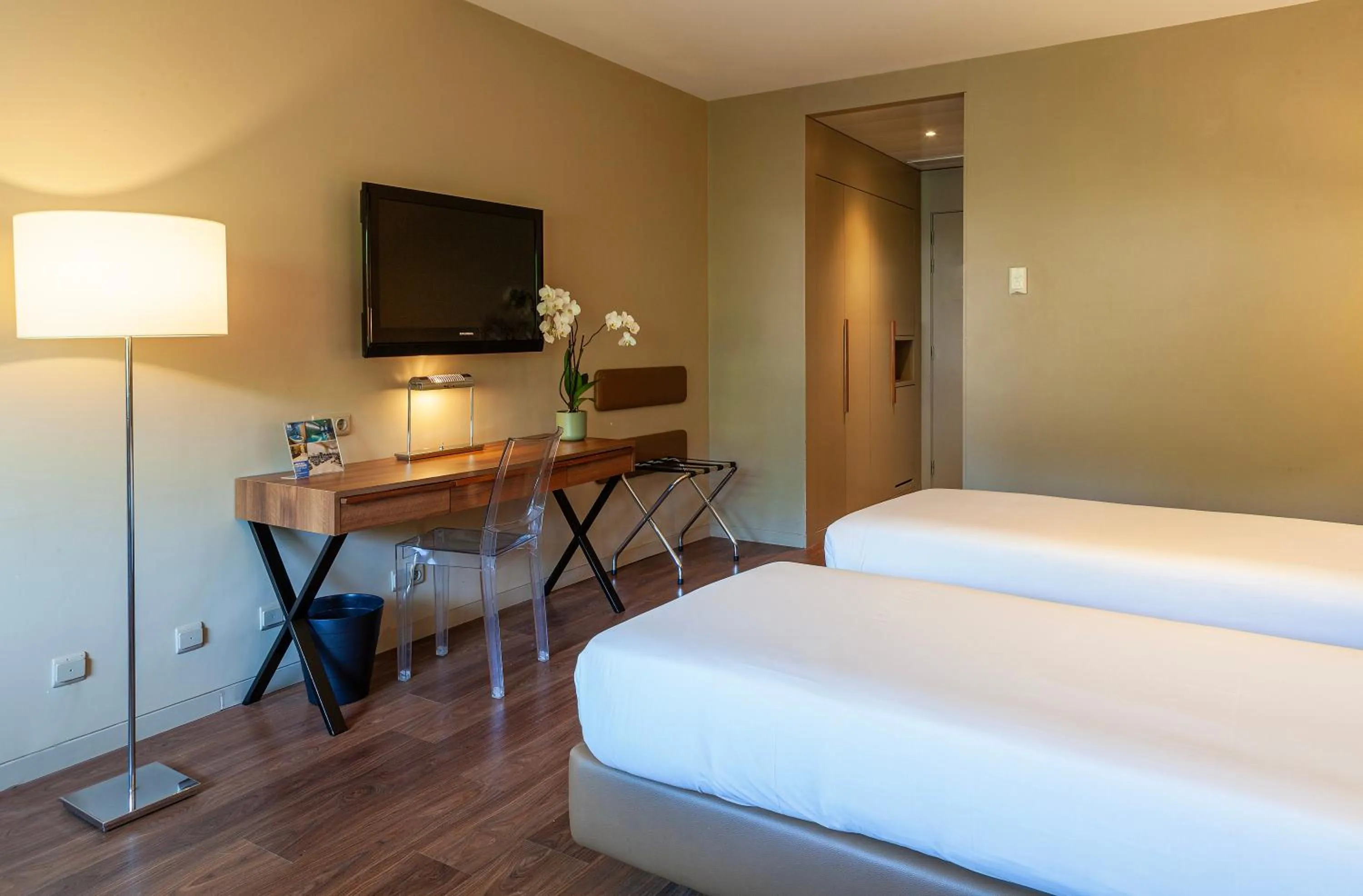 Bed in Hotel de Guimaraes Business & SPA