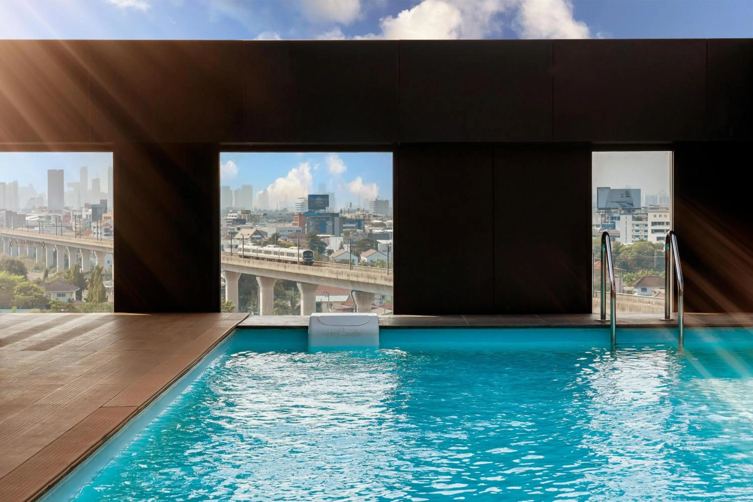 Swimming pool in Zayn Hotel Bangkok - Airport Link Access