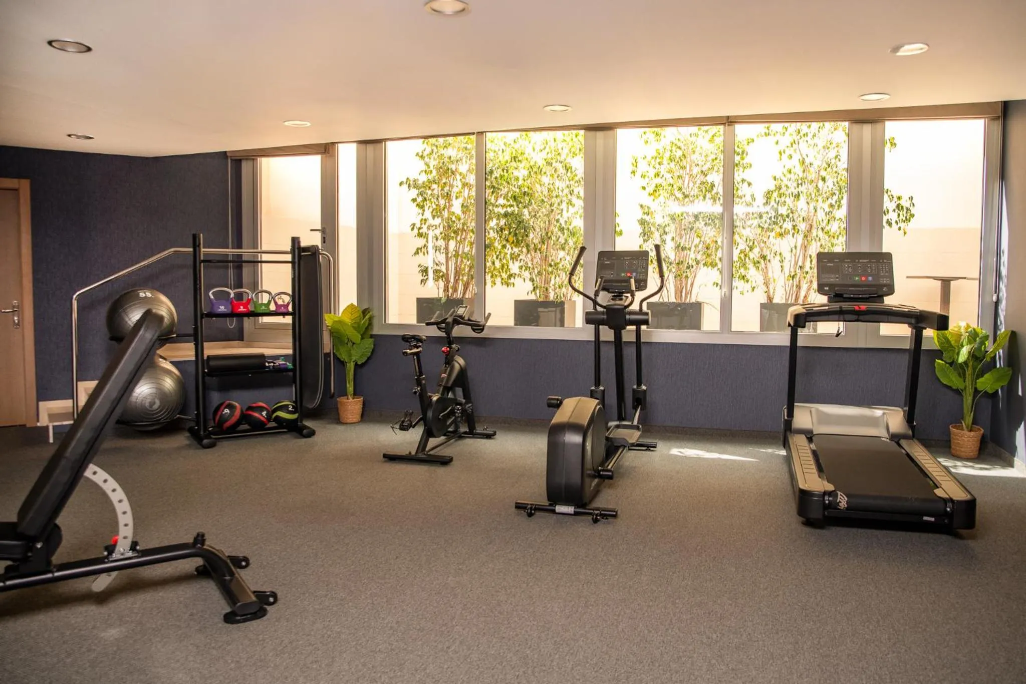 Fitness centre/facilities in Hotel Lugano Barcelona