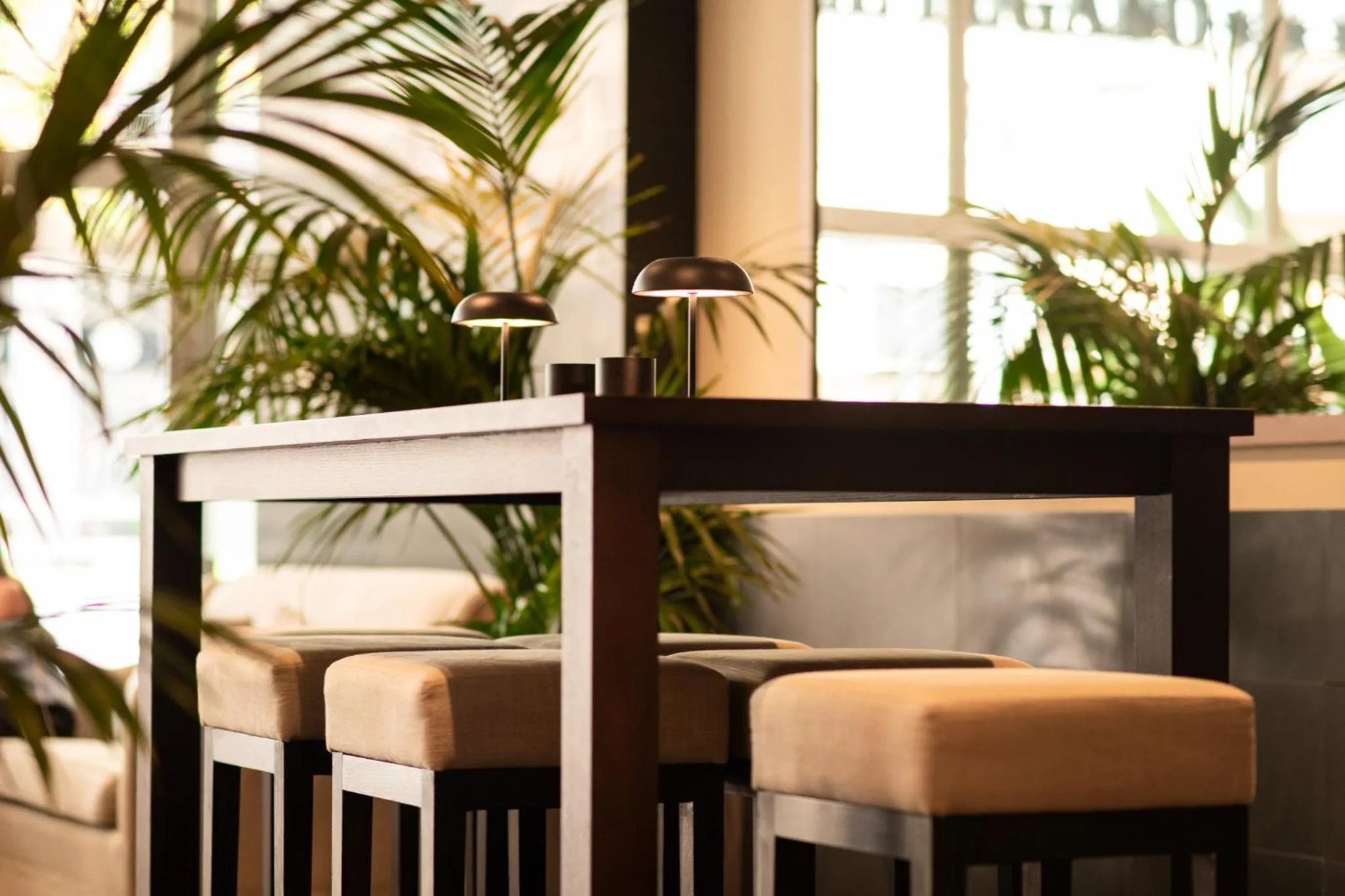 Lobby or reception in Hotel Lugano Barcelona