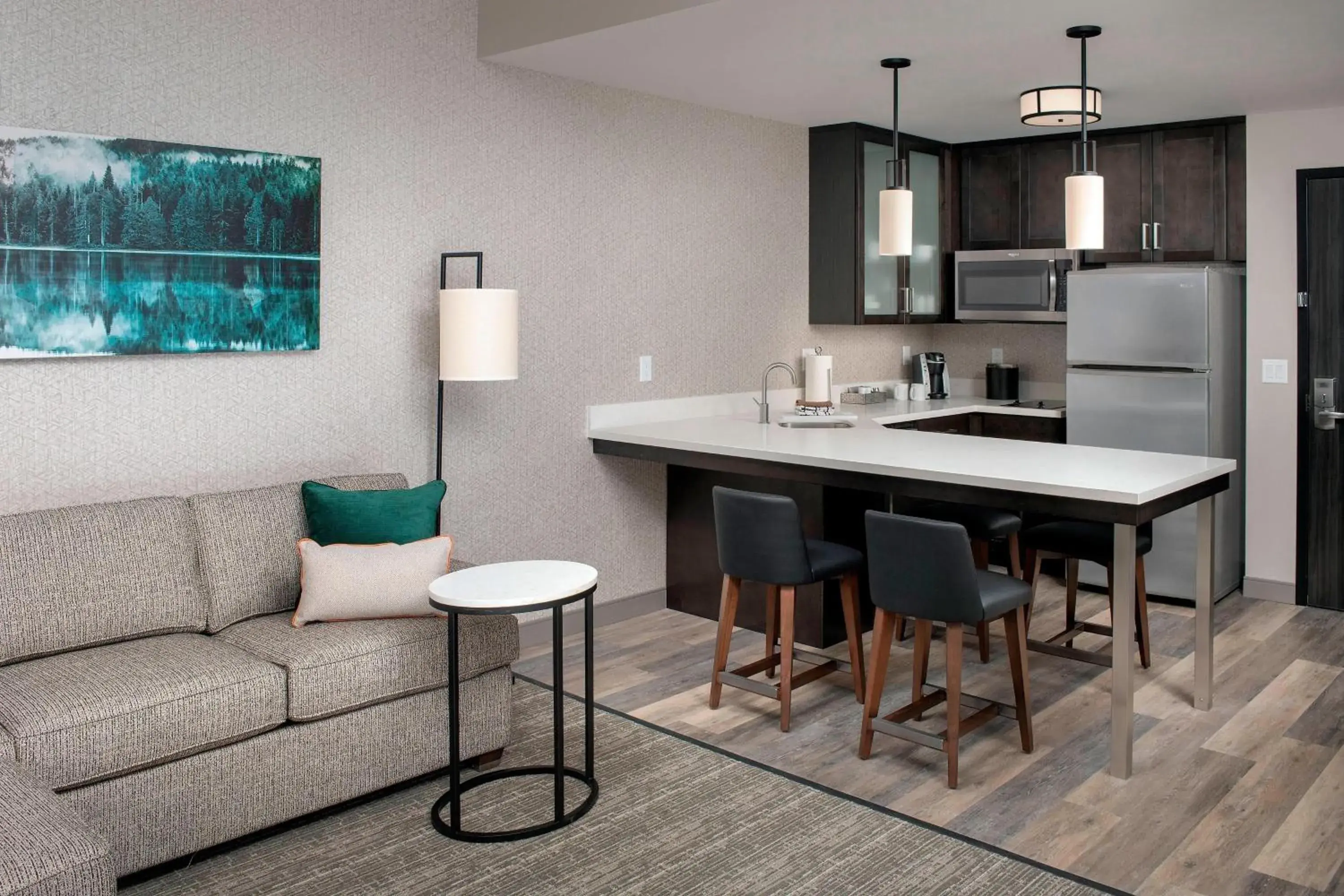 Studio with Two Queen Beds and Sofa Bed - Hearing Accessible in Residence Inn By Marriott Bend Studio with Two Queen Beds and Sofa Bed - Hearing Accessible in Residence Inn By Marriott Bend